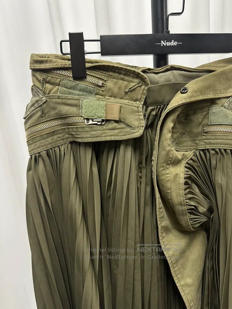 Junya Watanabe Junya Watanabe size S Deconstructed pleated skirt Size 23" - 4 Thumbnail