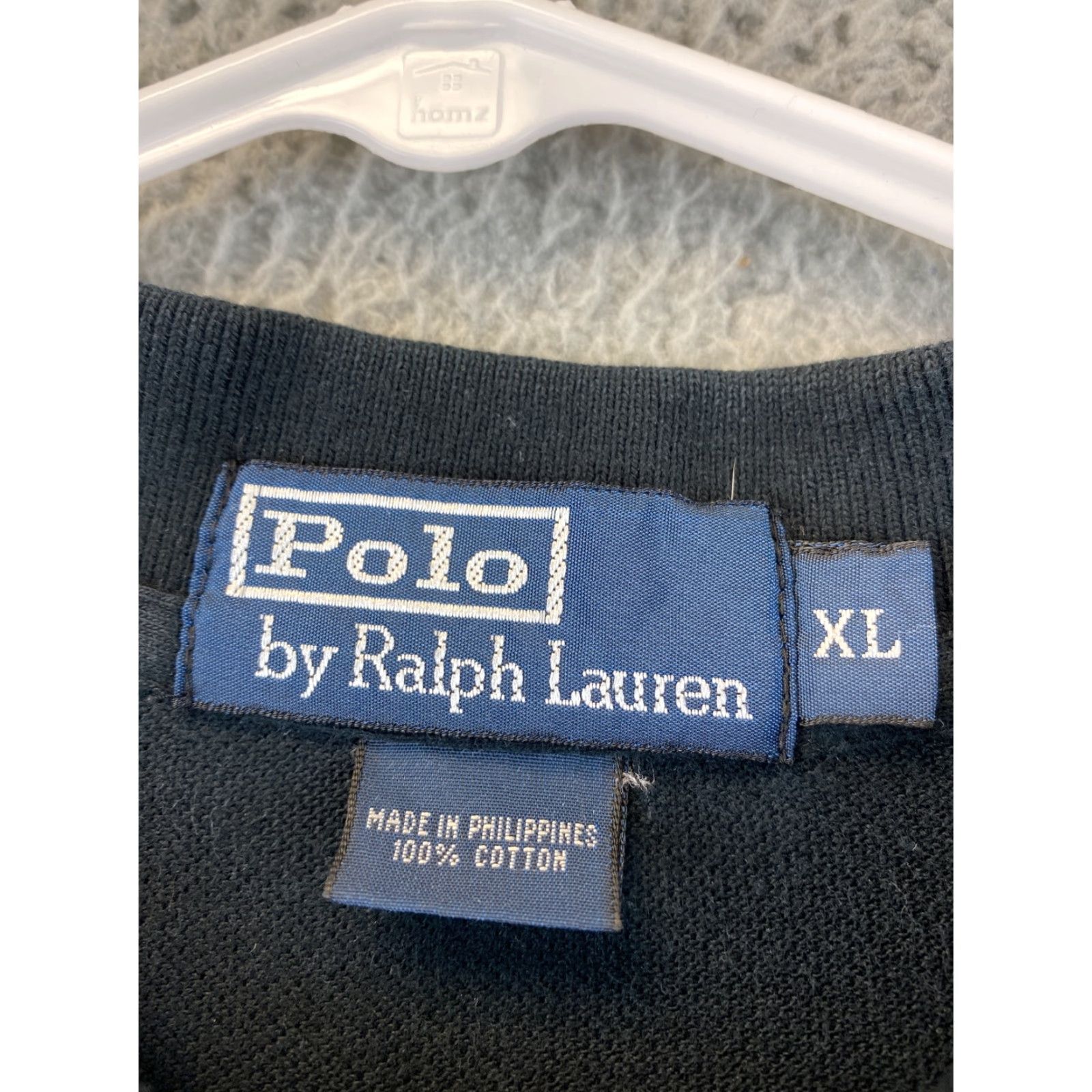 Polo Ralph Lauren Polo Ralph Lauren Men’s Shirt XL Black 1/4 Button Pullover Long Sleeve Mock Neck Solid Knit Cotton Logo Polo Pullover American Classic Style Size US XL / EU 56 / 4 - 4 Thumbnail