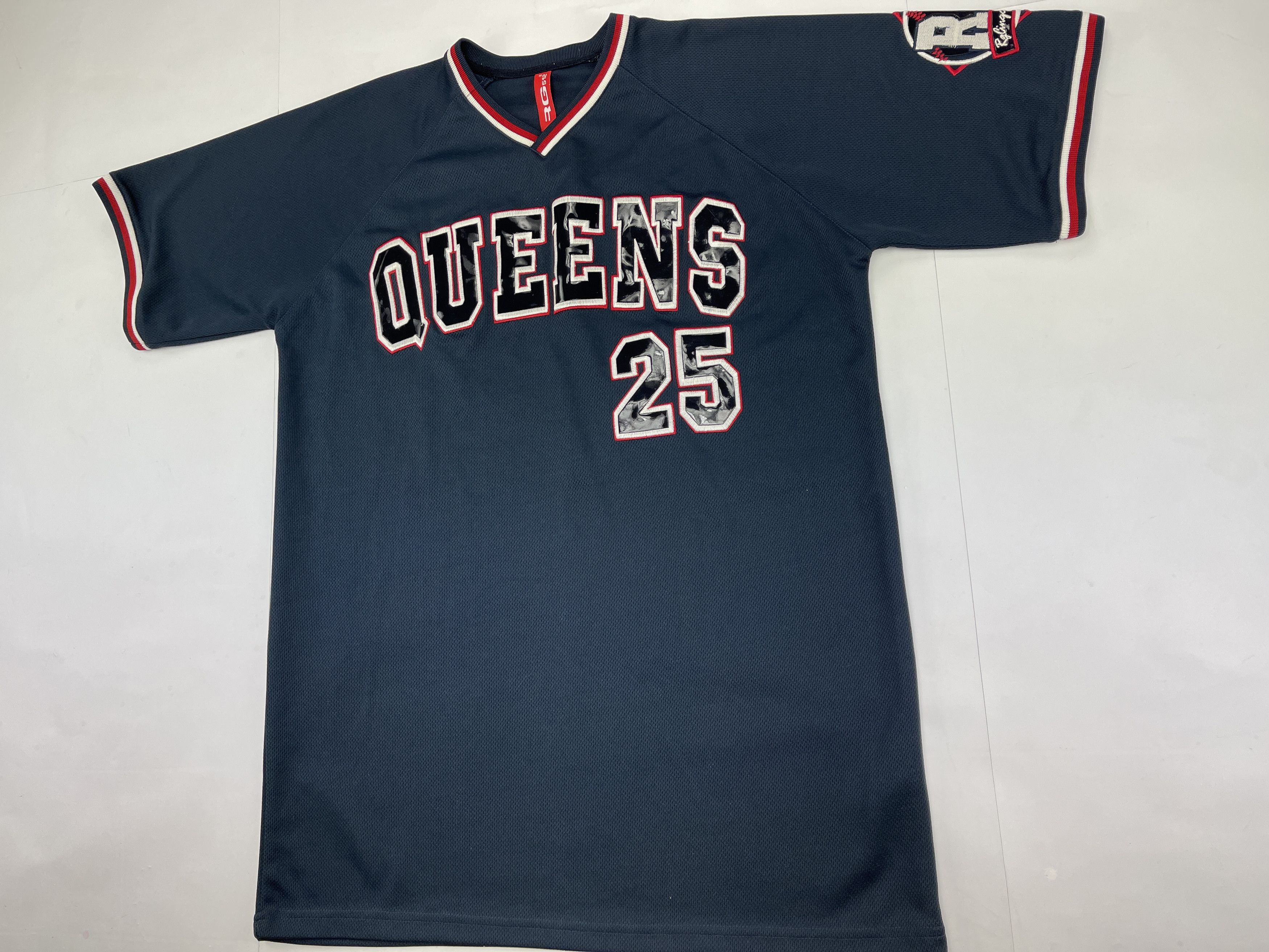 Vintage Queens jersey, vintage New York t-shirt 90s hip hop, 1990s L Size US L / EU 52-54 / 3 - 4 Thumbnail