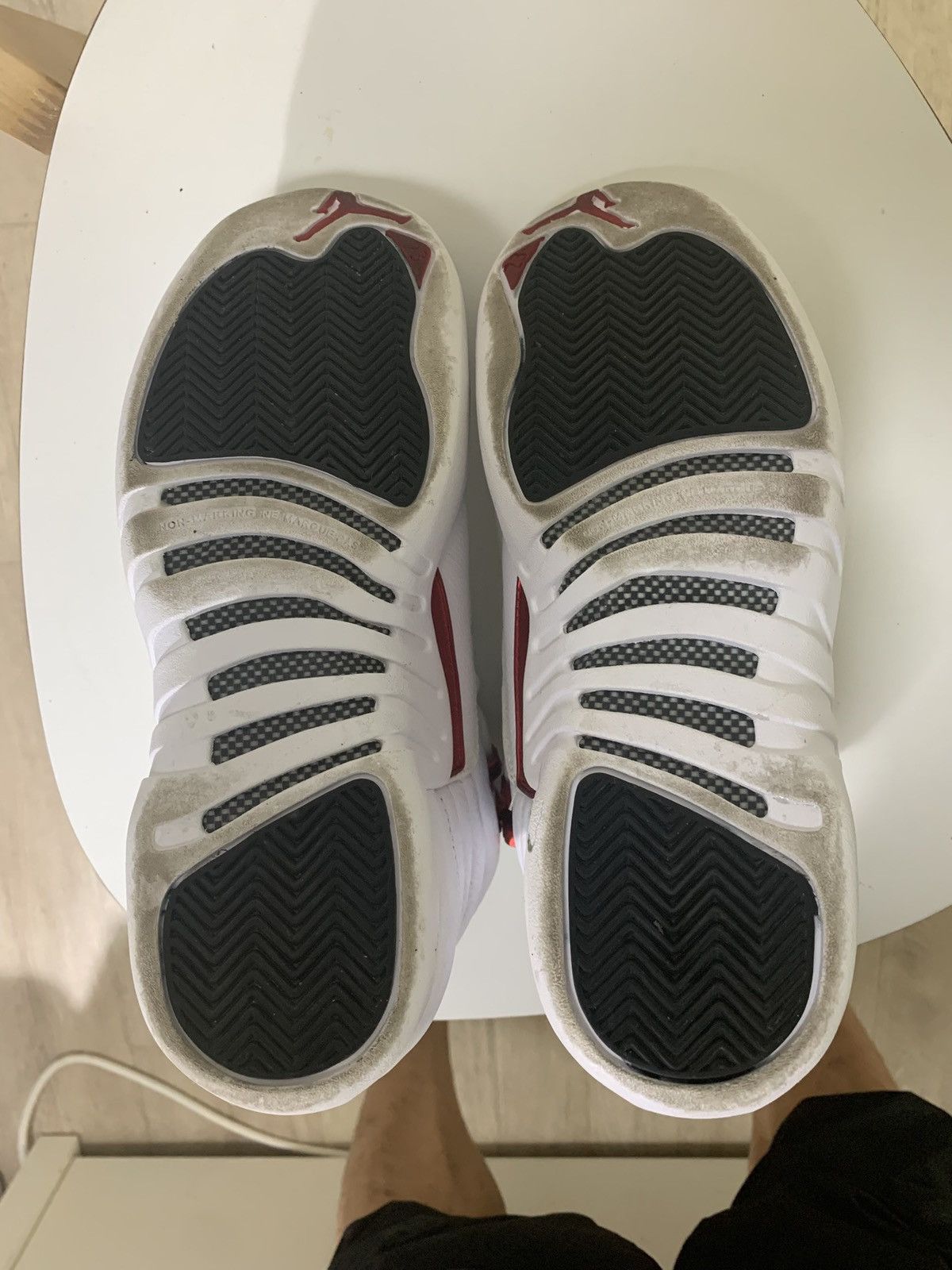 Nike Nike Air Jordan 12 Retro Twist White Red Size 5.5 Size US 5.5 / EU 38 - 9 Thumbnail