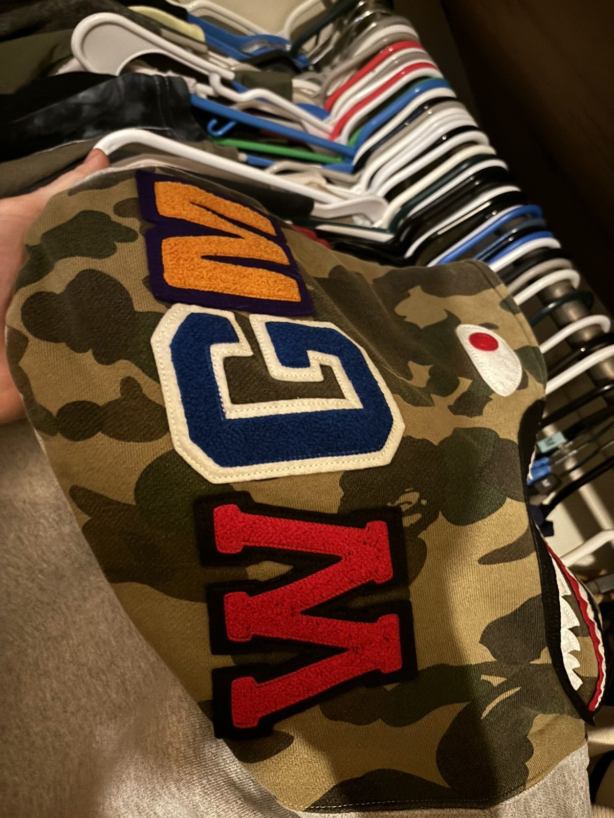 Bape 1st Camo Shark Full Zip Hoodie 2006 Size US M / EU 48-50 / 2 - 4 Thumbnail