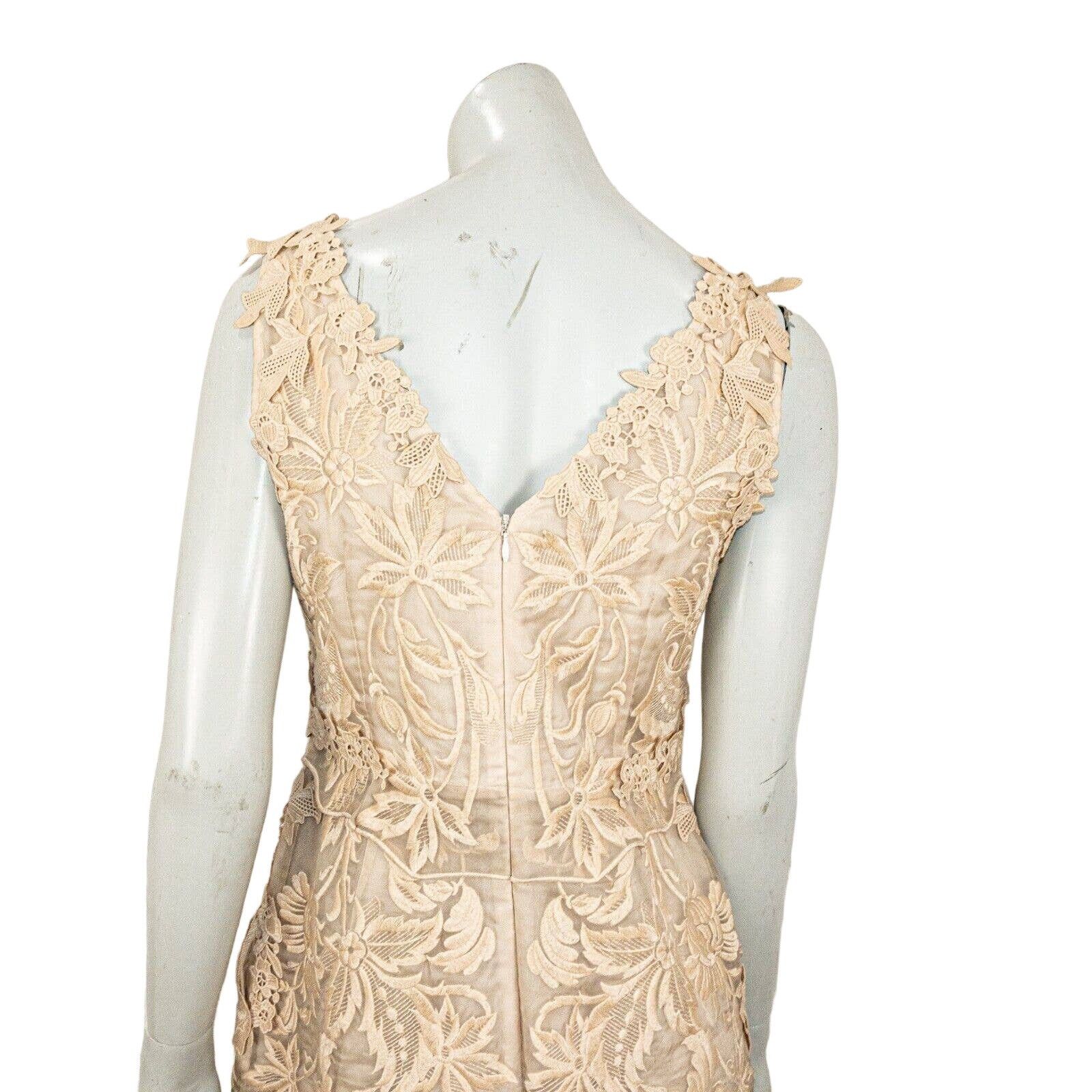 KOBI HALPERIN KOBI HALPERIN Emme Lace Dress in Champagne beige Size M / US 6-8 / IT 42-44 - 11 Thumbnail