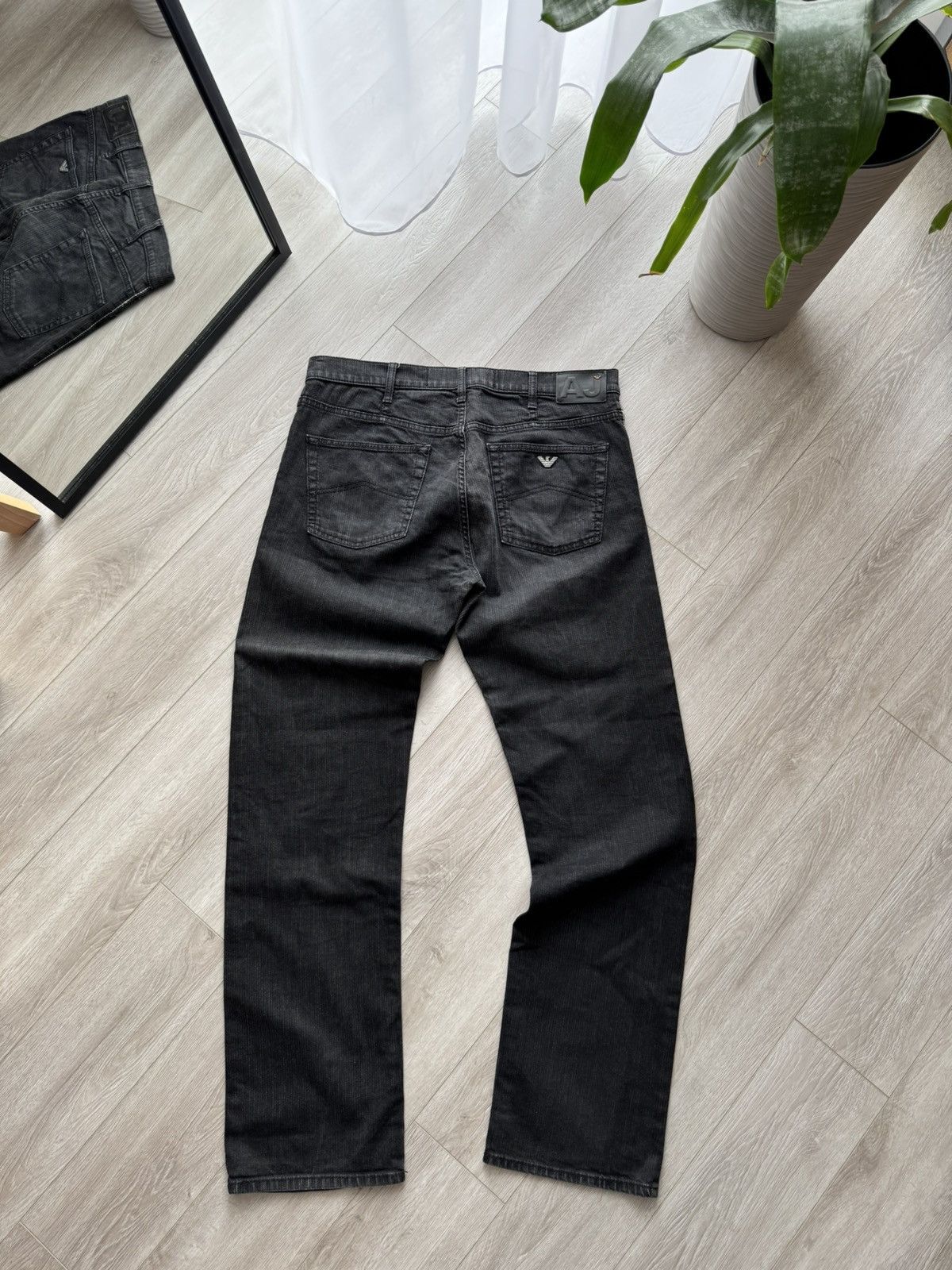 Armani × Giorgio Armani × Vintage Vintage Armani Jeans Comfort fit Grey Jeans Size US 38 / EU 54 - 1 Thumbnail