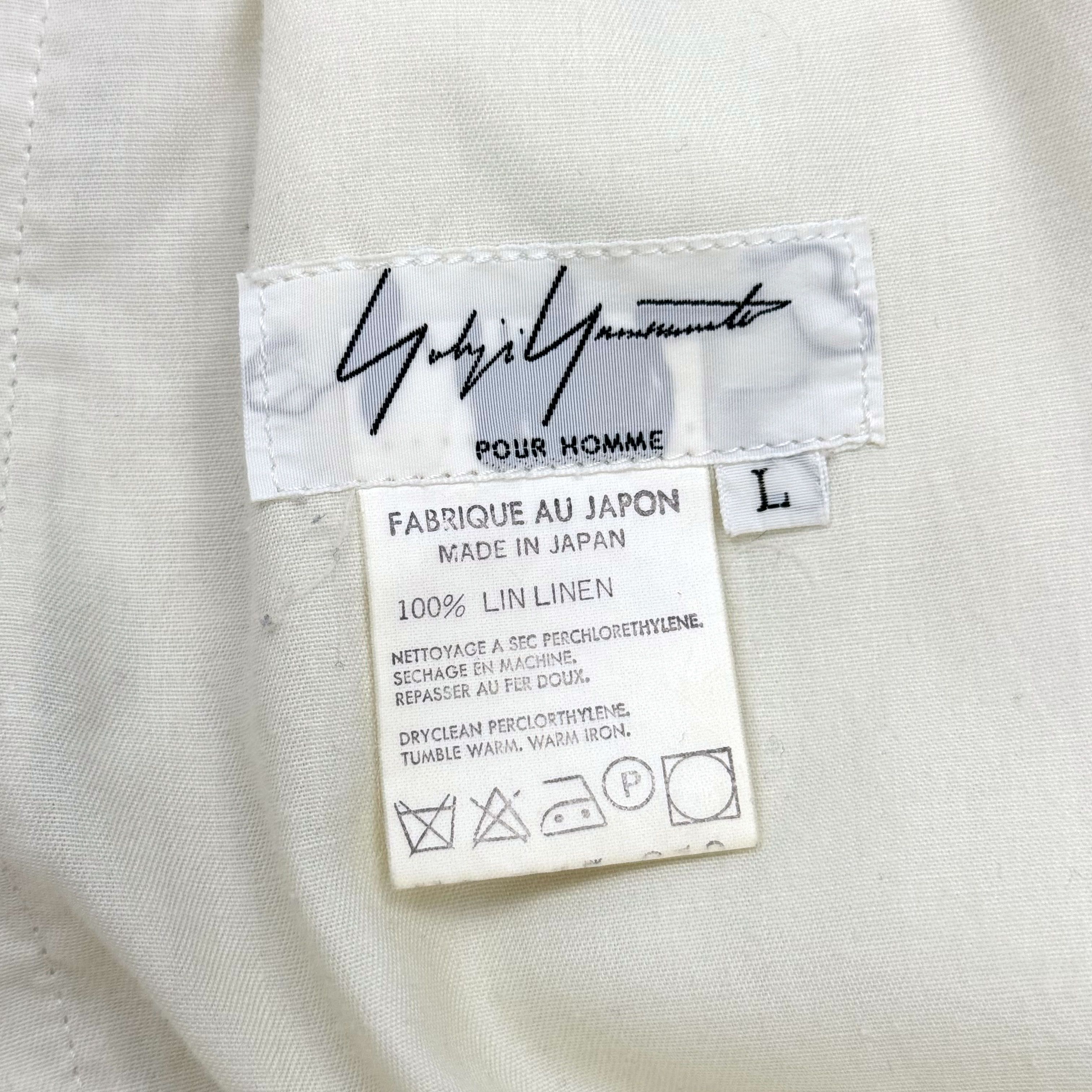 Yohji Yamamoto SS93 'UP' Print Linen Suit [SAMPLE] Size 48L - 10 Thumbnail