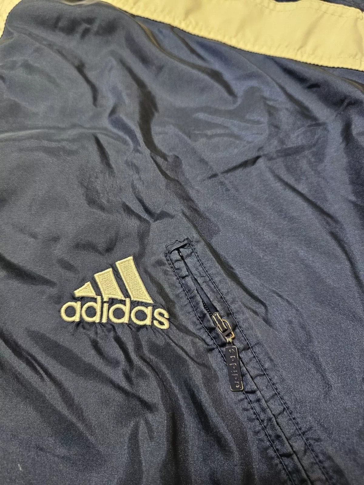 Adidas × Vintage ADIDAS VINTAGE NEYLON JACKET Y2K 00s SOCCER TRAINING JACKET Size US M / EU 48-50 / 2 - 4 Thumbnail