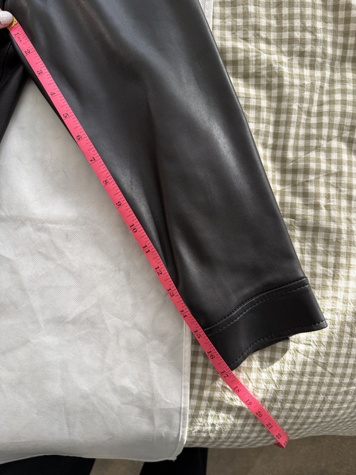 Coach Oversized Leather Jacket Size S / US 4 / IT 40 - 8 Thumbnail
