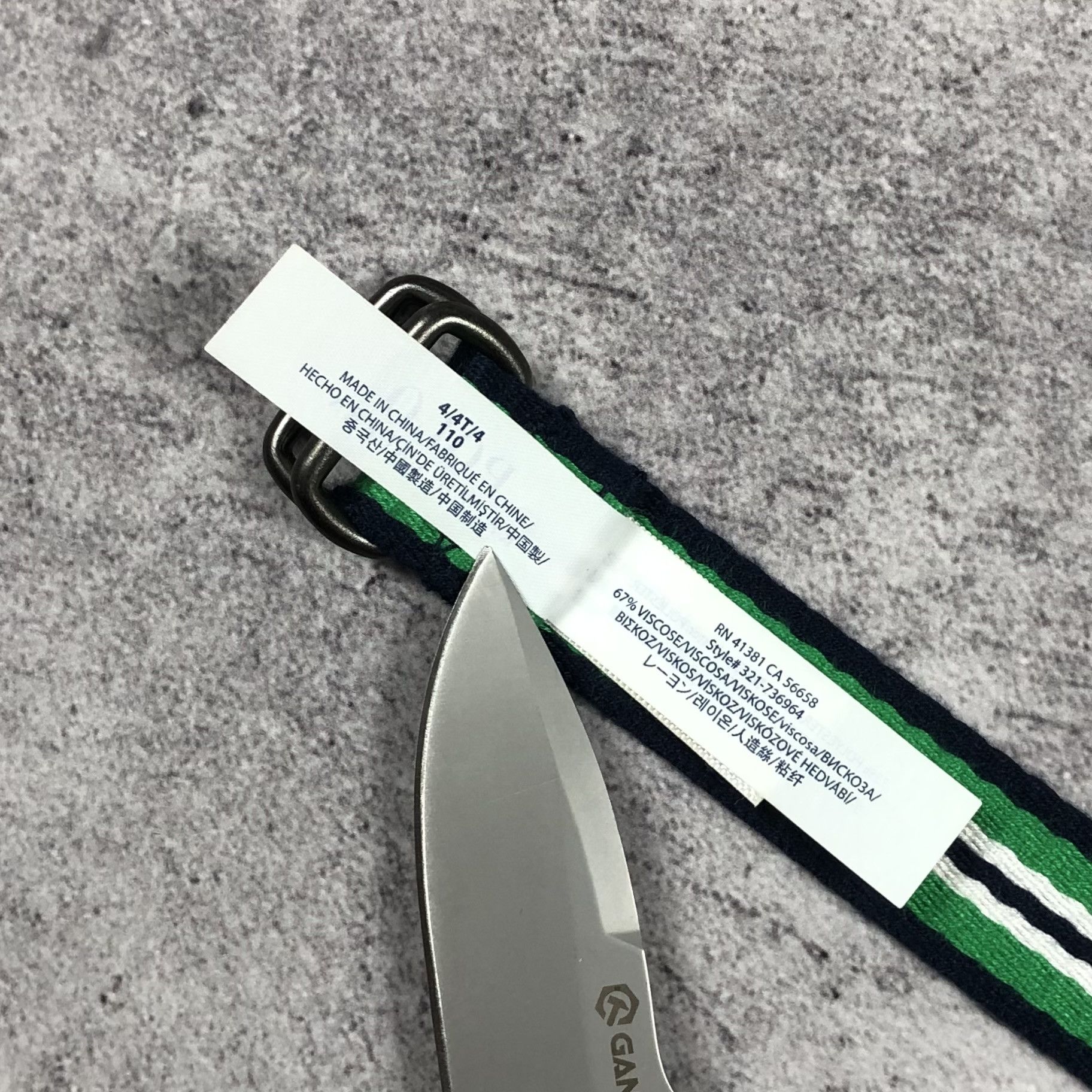 Polo Ralph Lauren Polo Ralph Lauren Striped Double D-Ring Kids Belt Size ONE SIZE - 3 Thumbnail