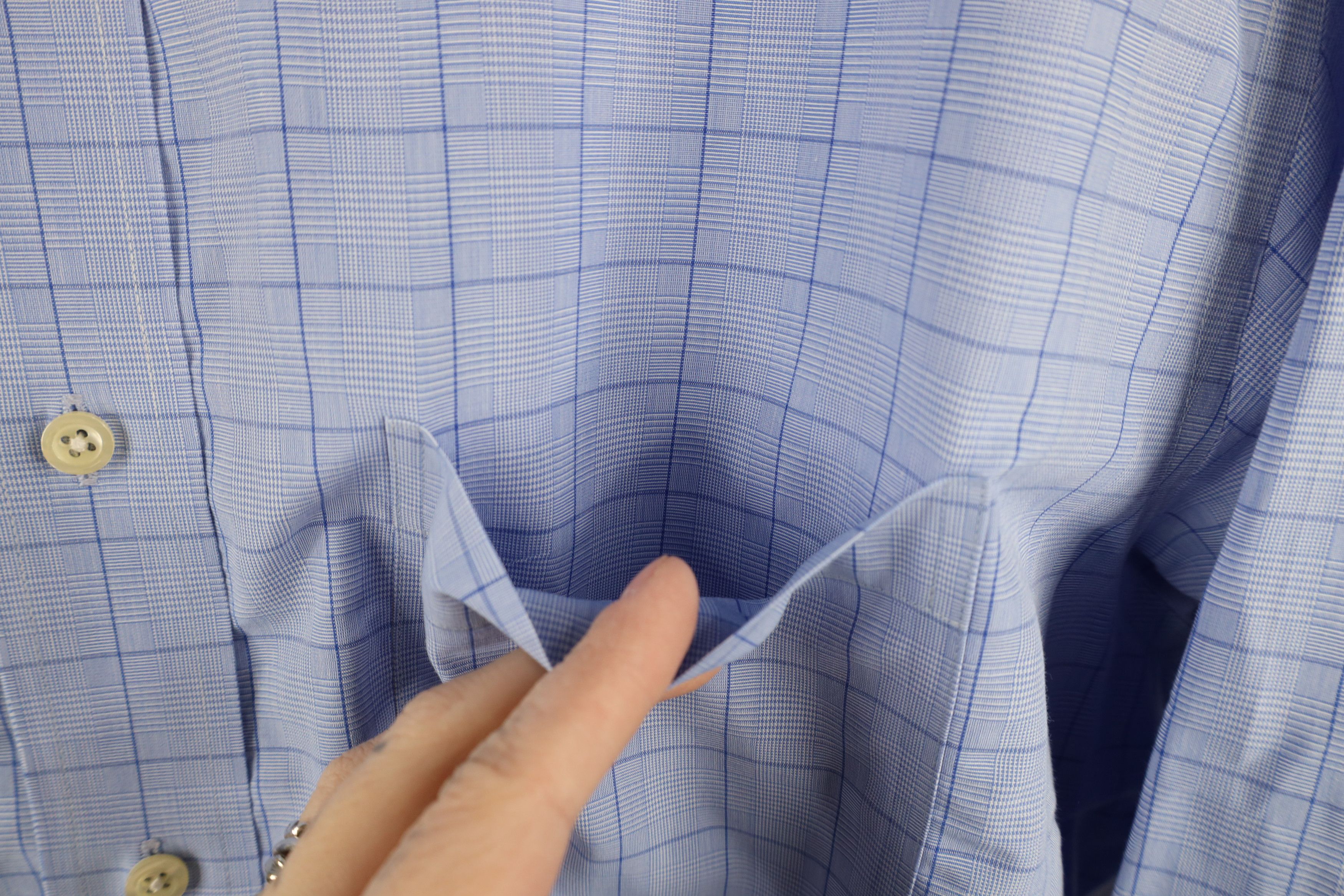Brooks Brothers × Vintage Vintage 90s Brooks Brothers Fit Non Iron Button Shirt Plaid Size US M / EU 48-50 / 2 - 6 Thumbnail