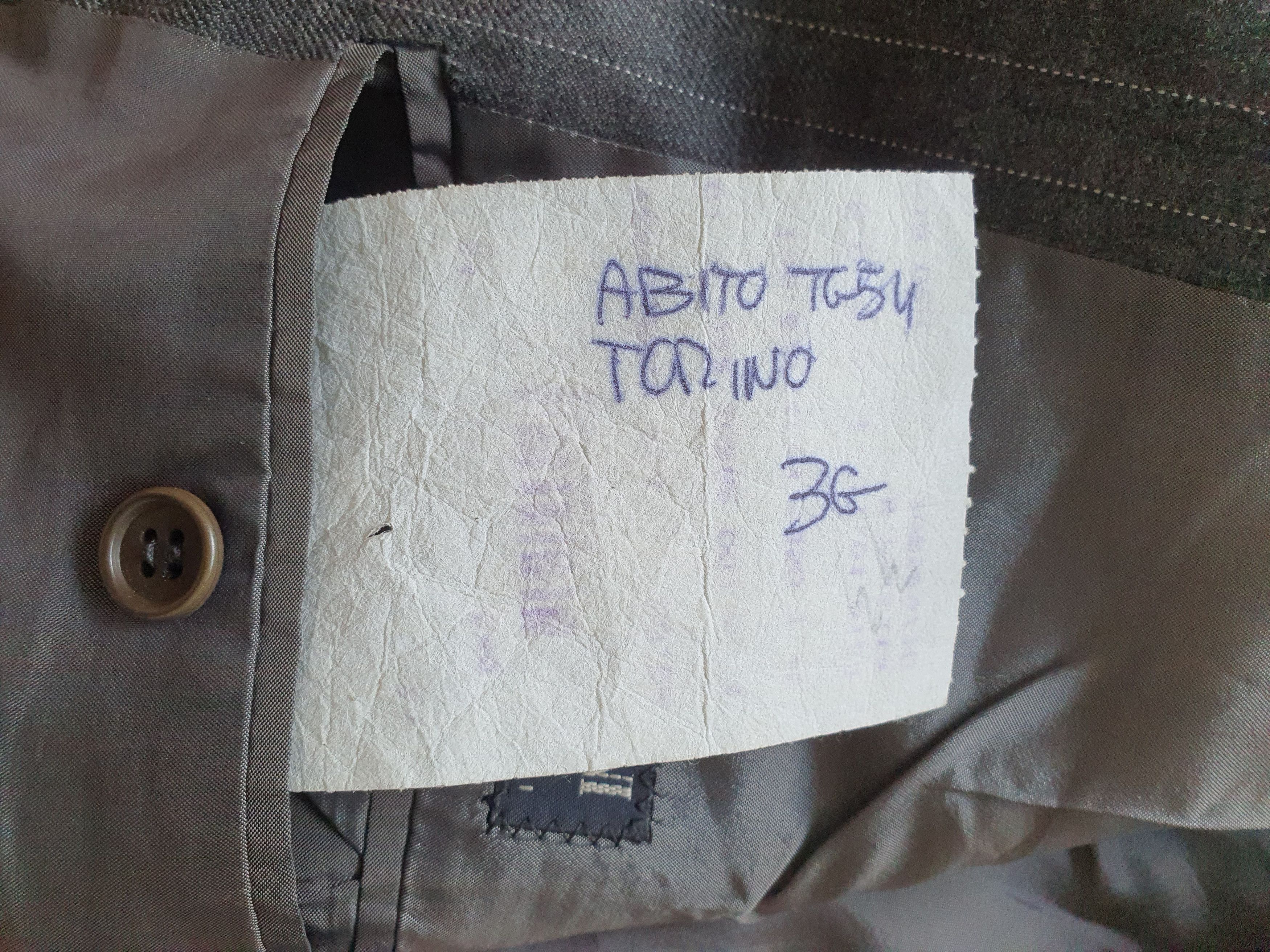 Giorgio Armani Suit Jacket - CLASSICO (vintage Black Label) - 100% cashmere Size 44R - 6 Thumbnail
