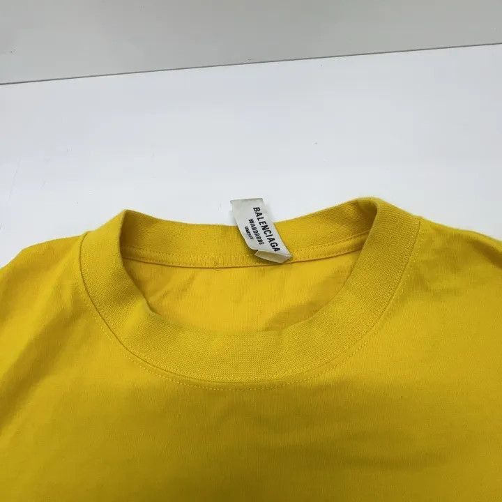 Balenciaga Balenciaga Balenciaga Logo Yellow Short Sleeve Tshirt -250 Size US S / EU 44-46 / 1 - 3 Thumbnail