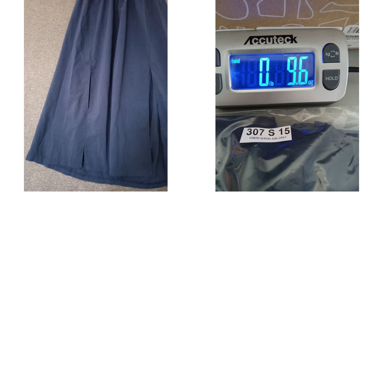 Vintage VINTAGE Women’s Sleeveless V-neck Maxi Dress Pleated Blue Size L Size L / US 10 / IT 46 - 8 Thumbnail