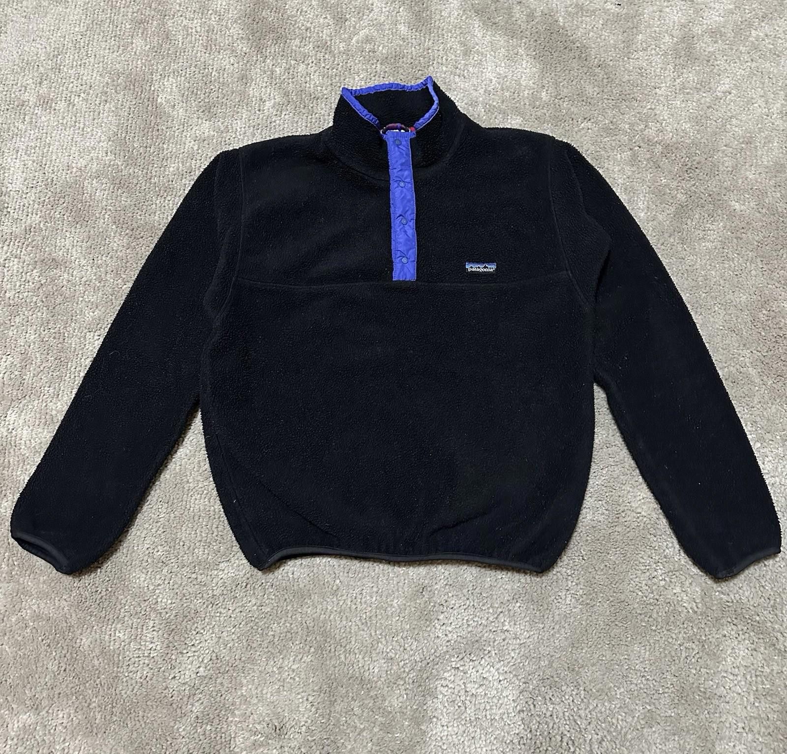 Patagonia Vtg Patagonia Synchilla Fleece Snap Button Made in USA Size S / US 4 / IT 40 - 1 Thumbnail