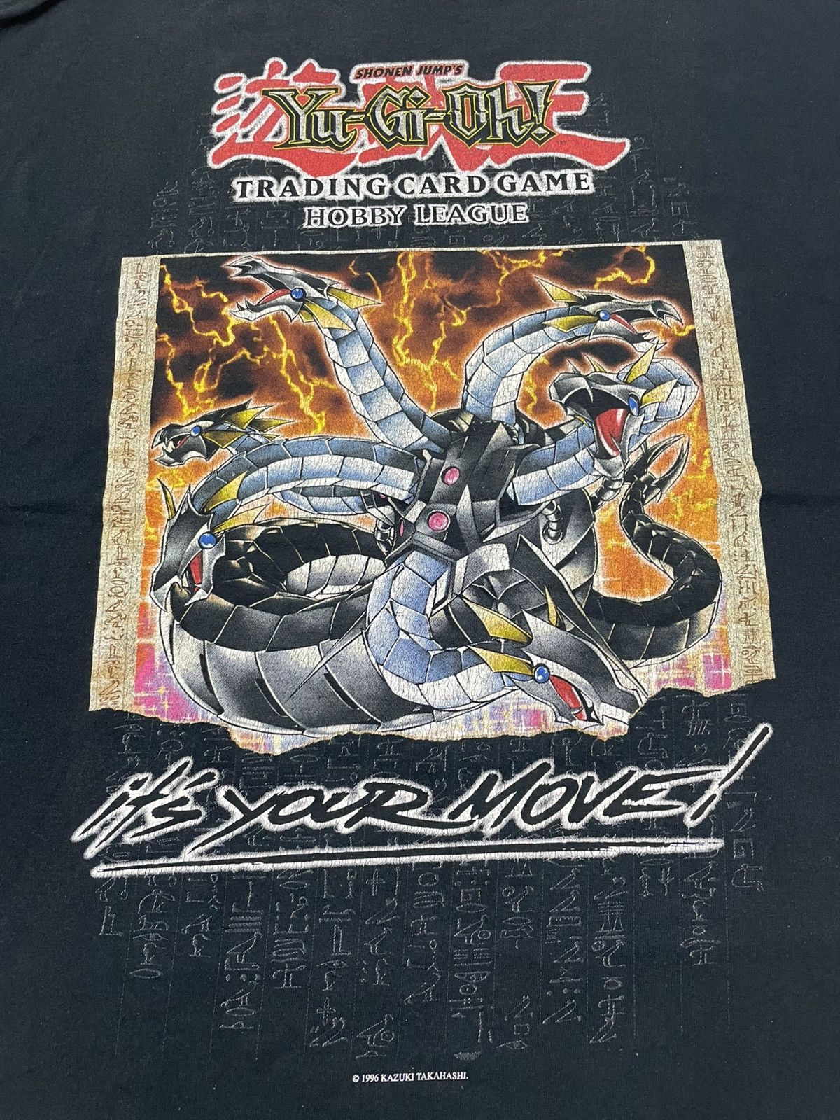 Cartoon Network × Vintage Vintage YU-GI-OH ! Card Game 1996 Kazuki Takahashi T-shirt Size US XL / EU 56 / 4 - 7 Thumbnail