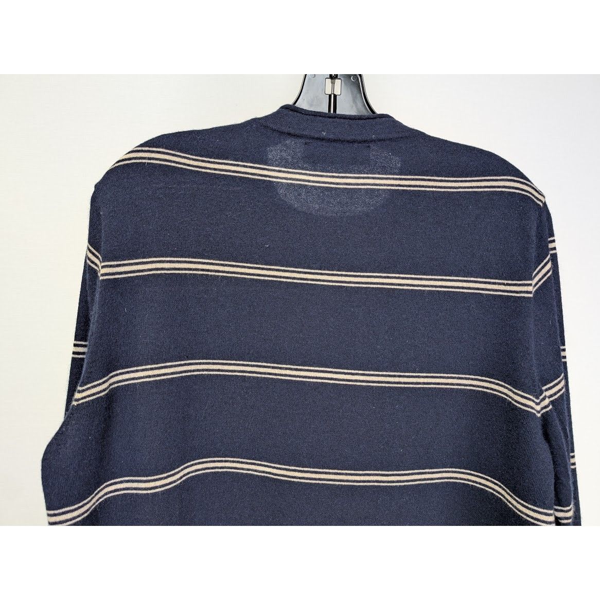 Brunello Cucinelli o1rshd1 CC20 Cashmere Sweater Striped Luxury in Blue Size US M / EU 48-50 / 2 - 8 Thumbnail
