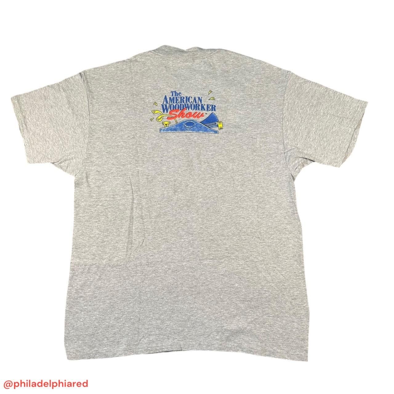 Designer Vintage 1990s The American Woodworker t-shirt mens XL Size US XL / EU 56 / 4 - 1 Thumbnail