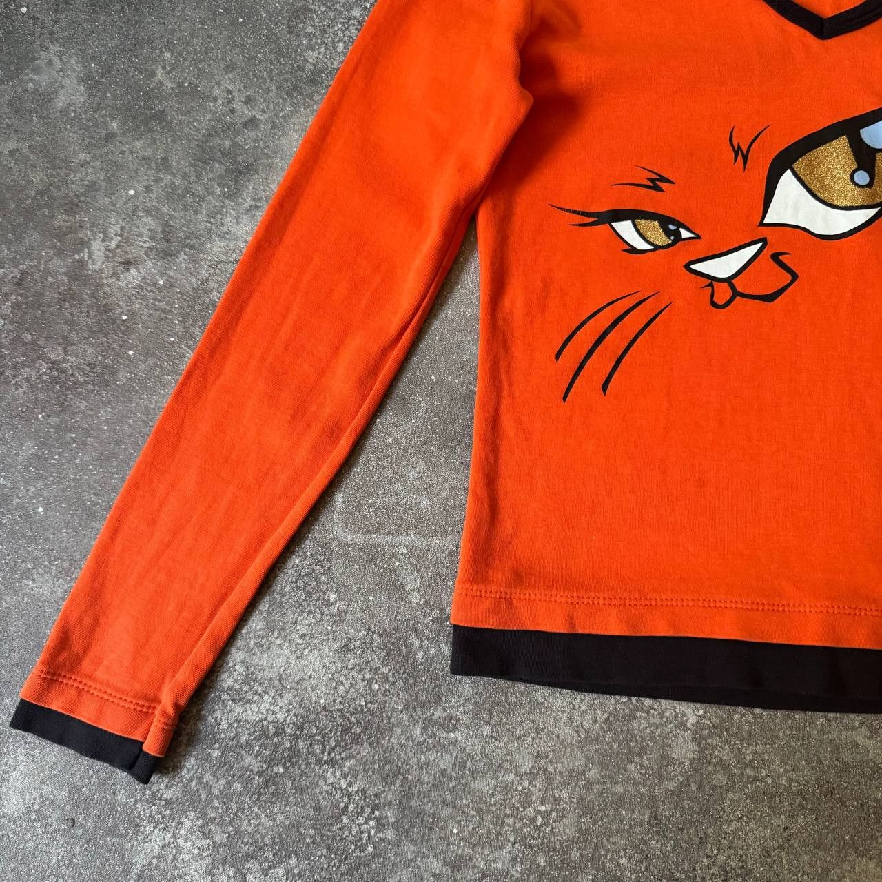 Hysteric Glamour × Japanese Brand × Vintage Y2K Vintage Super Cute Kitty Long Sleeve Top Size M / US 6-8 / IT 42-44 - 5 Thumbnail