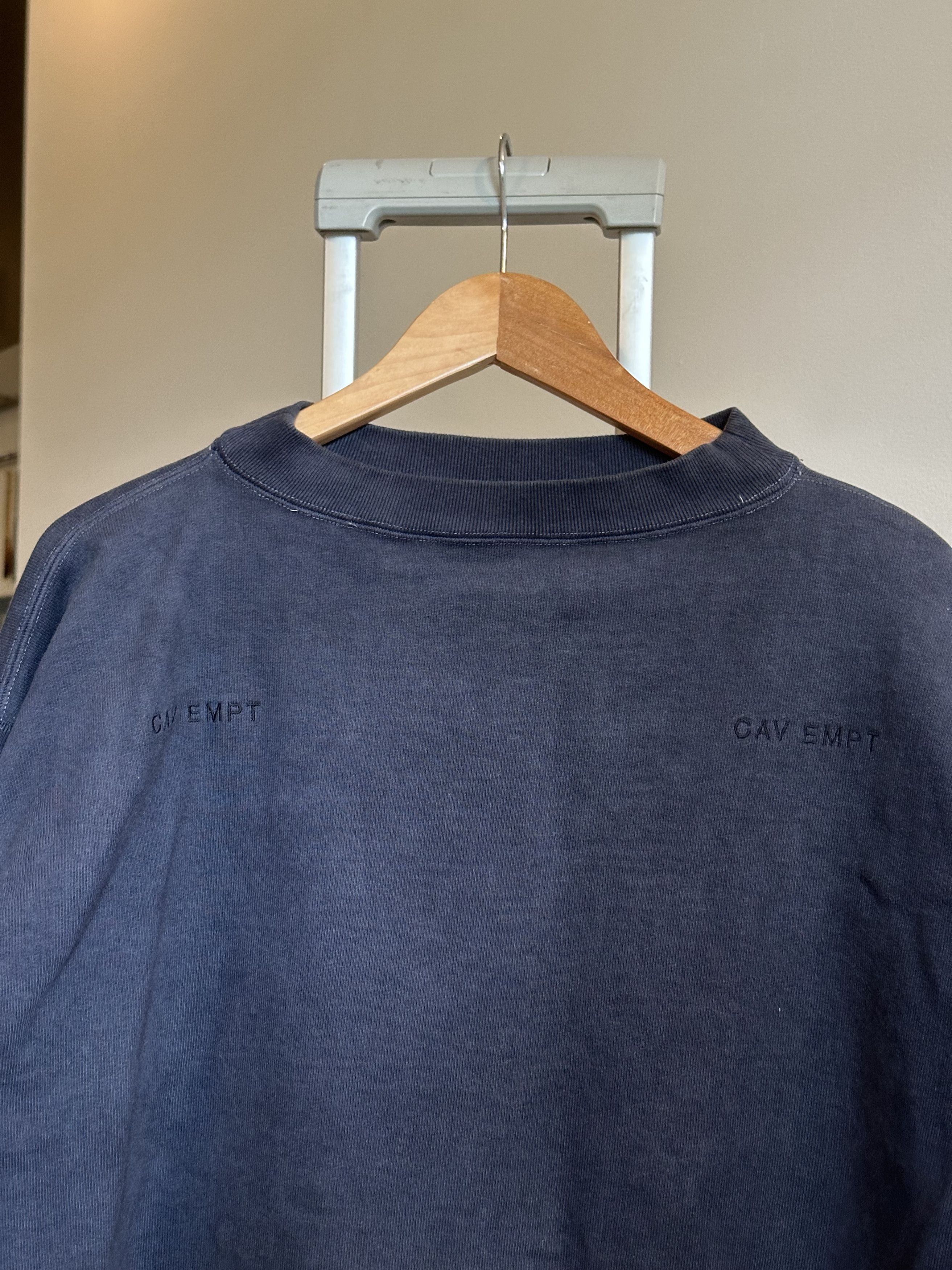 Cav Empt Cav Empt Flat Pullover Crewneck Sweatshirt / Navy / Sz S Size US M / EU 48-50 / 2 - 4 Thumbnail