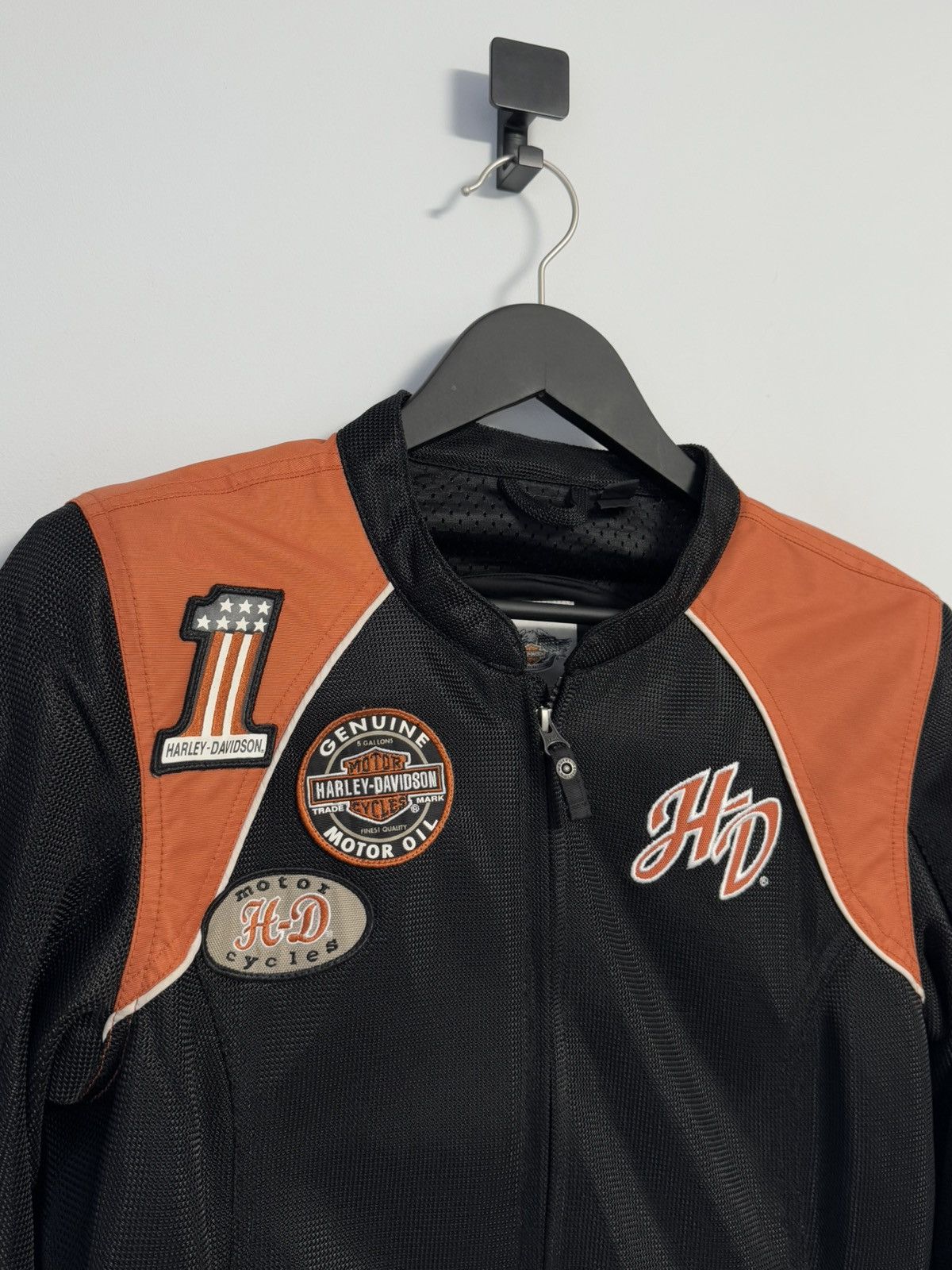 Vintage Harley Davidson Vintage Motorcycle Jacket Size L / US 10 / IT 46 - 3 Thumbnail