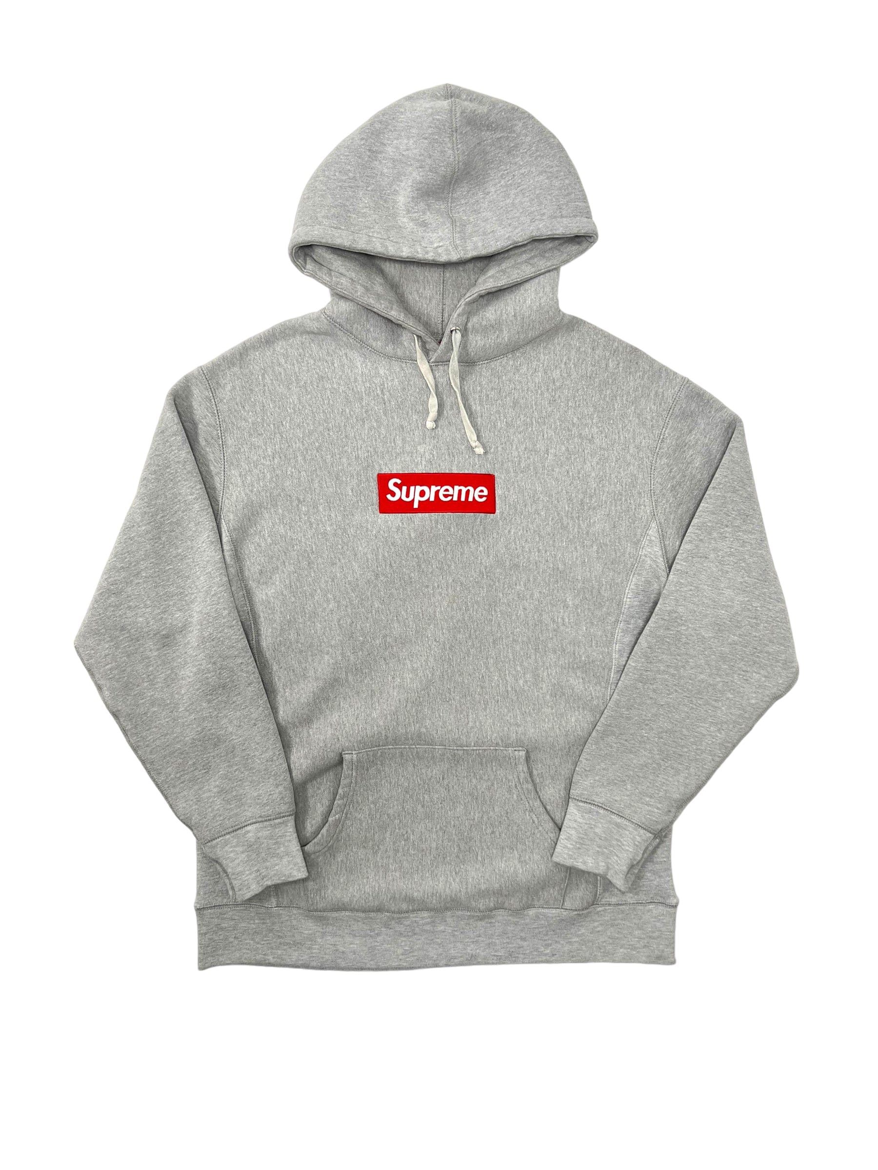 Supreme Bandana Box Logo Hoodie Heather Grey | Grailed