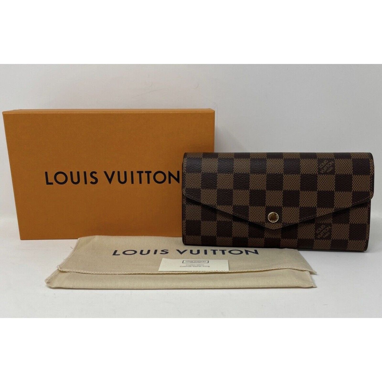 Louis Vuitton LOUIS VUITTON Sarah Long Envelope Wallet Damier Ebene Size ONE SIZE - 3 Thumbnail