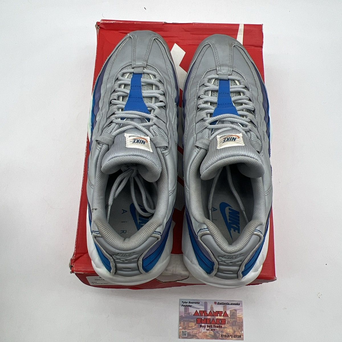 Nike Air max 95 blue nebula Size US 10.5 / EU 43-44 - 7 Thumbnail