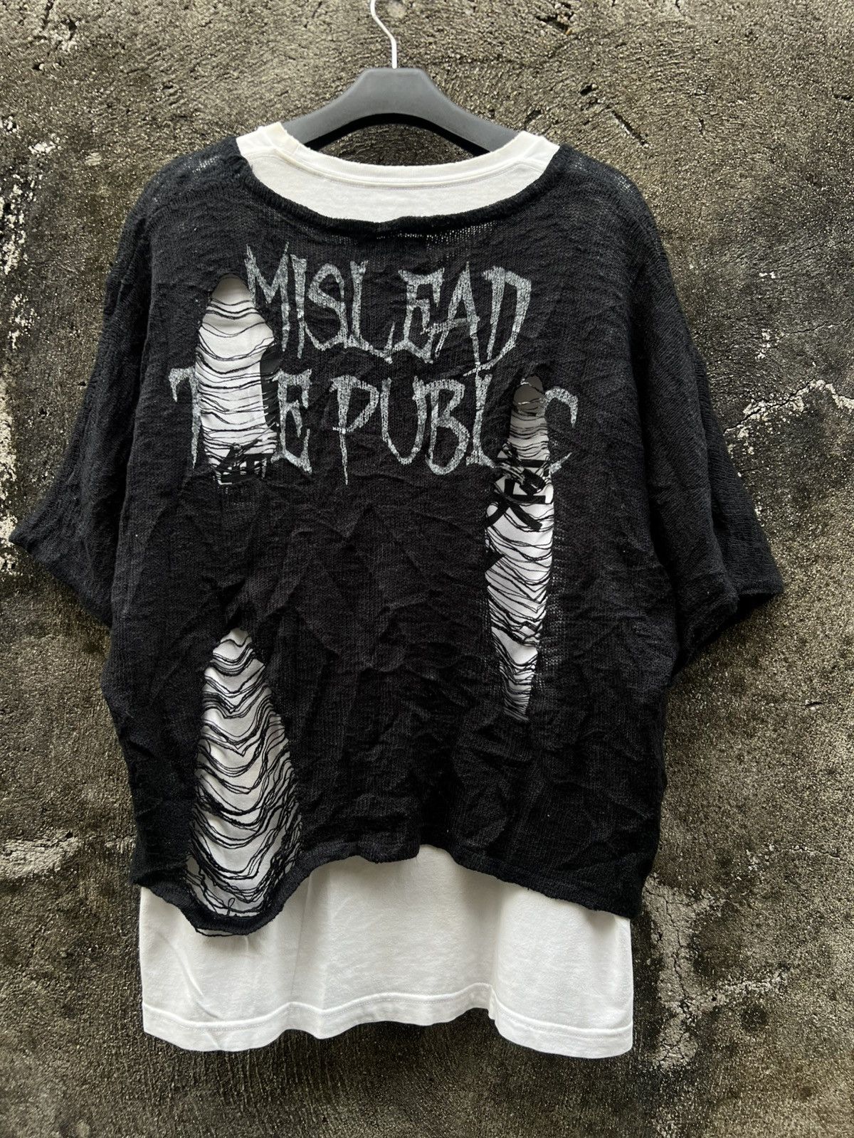 Japanese Brand × Seditionaries Ghost Of Harlem Destroyed Knit Sweater Size US M / EU 48-50 / 2 - 7 Thumbnail