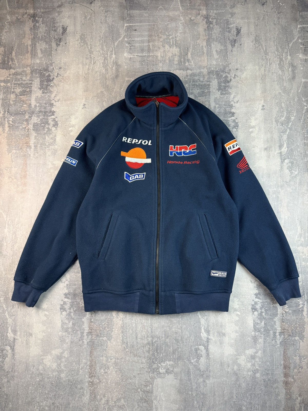 Honda Vintage Fleece Honda Racing Michelin Repsol Gas Size US M / EU 48-50 / 2 - 1 Thumbnail