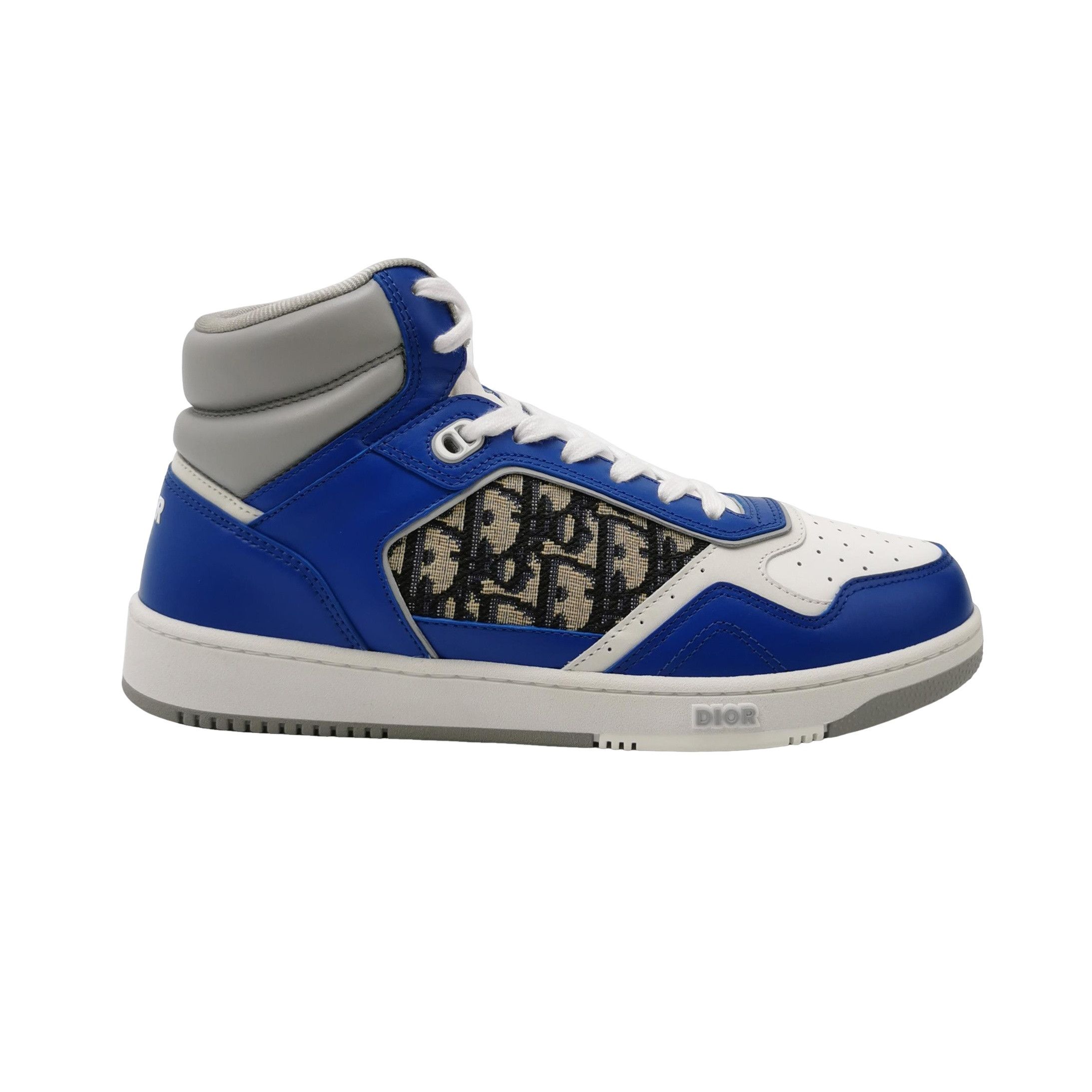 Dior Dior B27 Blue Oblique Hi-Top Sneakers 42 Size US 9 / EU 42 - 1 Thumbnail