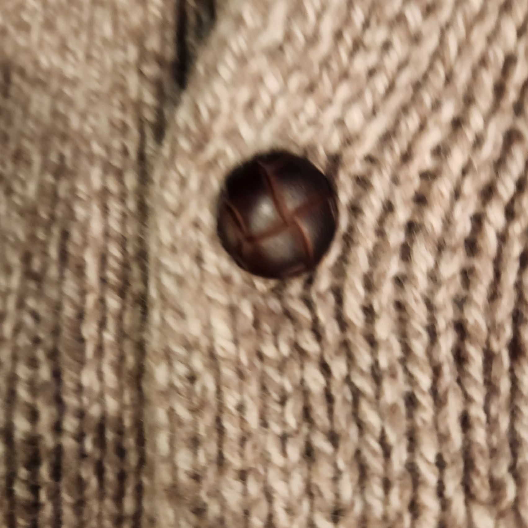 Vintage LL Bean 100% Lambswool Henley Sweater Mens Large Tan Knit Knit Beige Wool Button Long Sleeve Casual Fall Winter Classic Mens Regular Size L Size US L / EU 52-54 / 3 - 4 Thumbnail