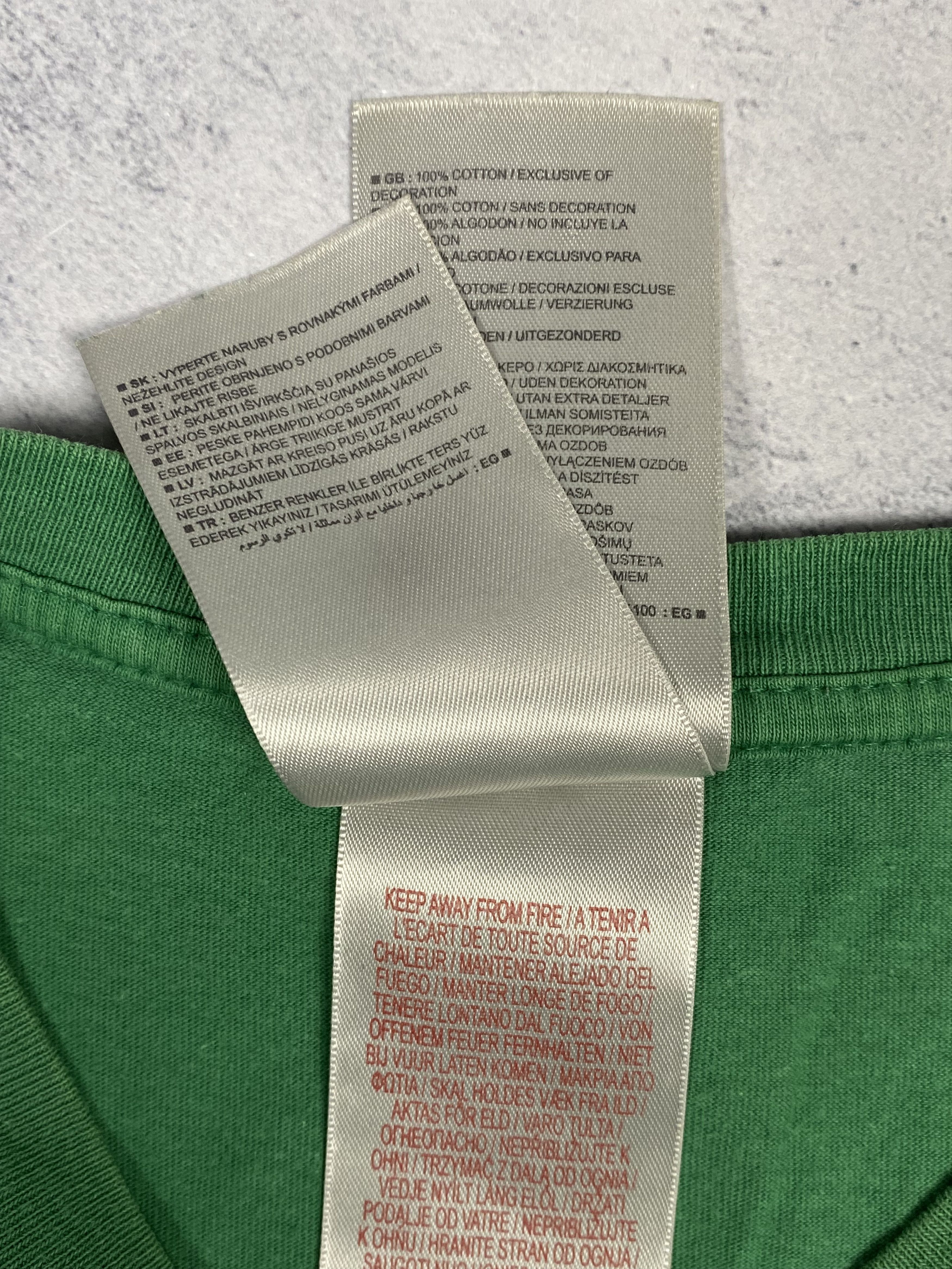 Nike Vintage 00s Nike Air Big Logo Swoosh Y2K T Shirt Green Size US L / EU 52-54 / 3 - 15 Thumbnail