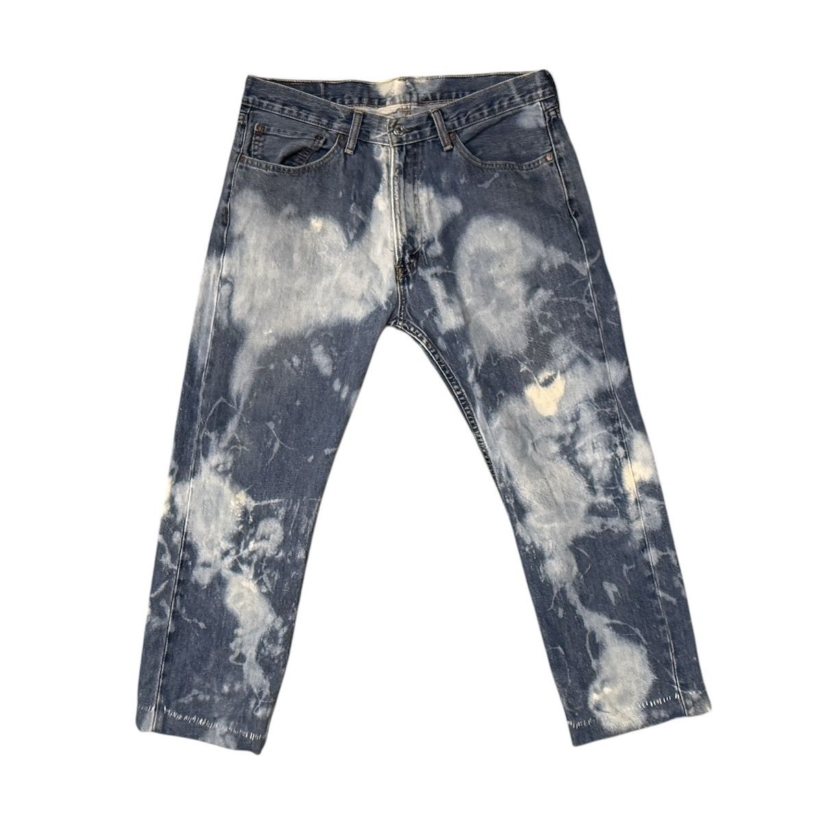 Levi's Y2K LEVIS 505 Bleached / Acid Wash Denim Jeans - One of One Size US 36 / EU 52 - 2 Thumbnail