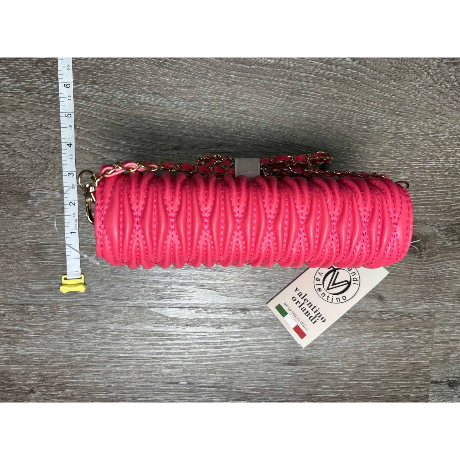Valentino Orlandi NWT Pink Valentino Orlandi Crossbody Bag - Quilted Chic Size ONE SIZE - 3 Thumbnail