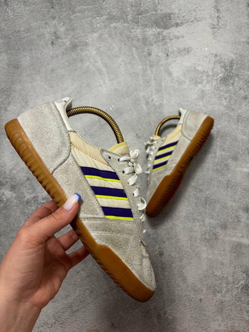 Adidas × Vintage Adidas vintage 90s distressed low top sneakers Size US 7 / EU 40 - 1 Thumbnail