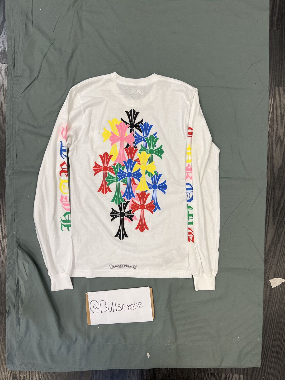 Chrome hearts multicolor cemetery tee white (L) main image 1