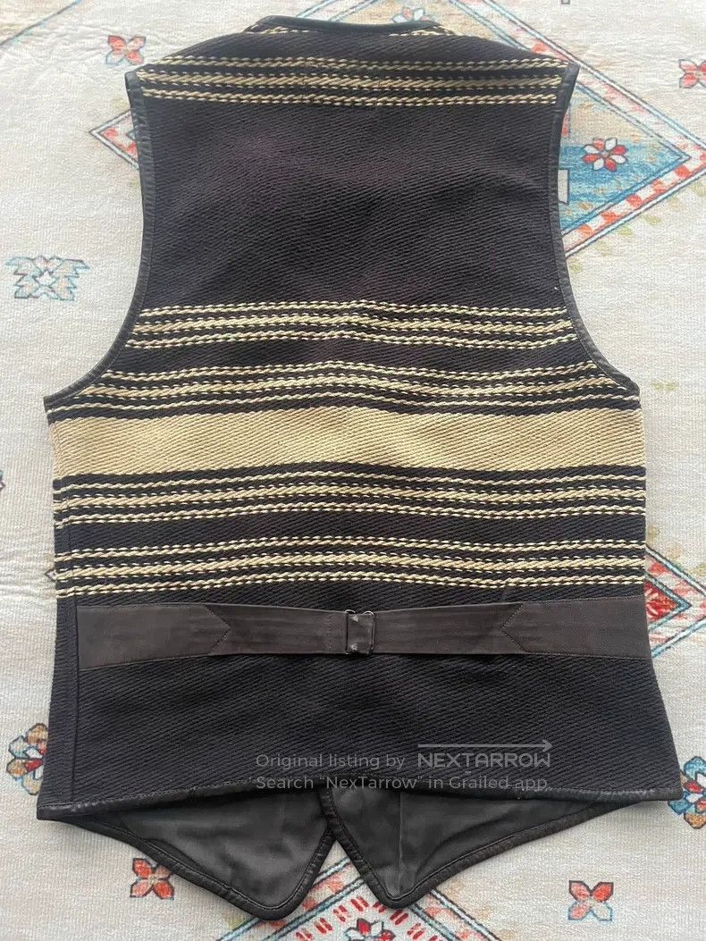 RRL Ralph Lauren RRL Ralph Lauren Stitching, leather splicing, Neptune stri Size US XS / EU 42 / 0 - 2 Thumbnail