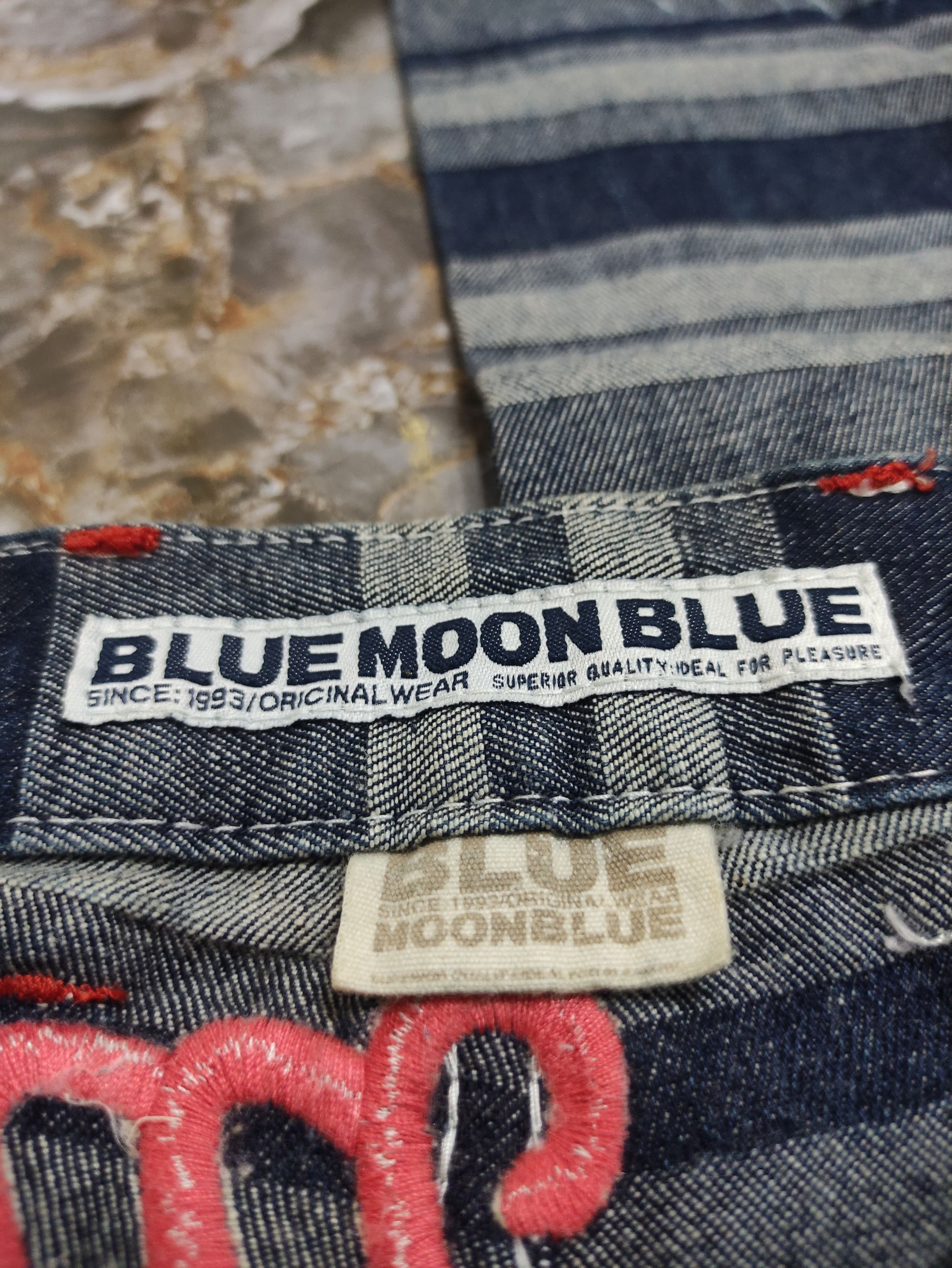 Japanese Brand Blue moon blue Hagi pants Size 31" - 6 Thumbnail
