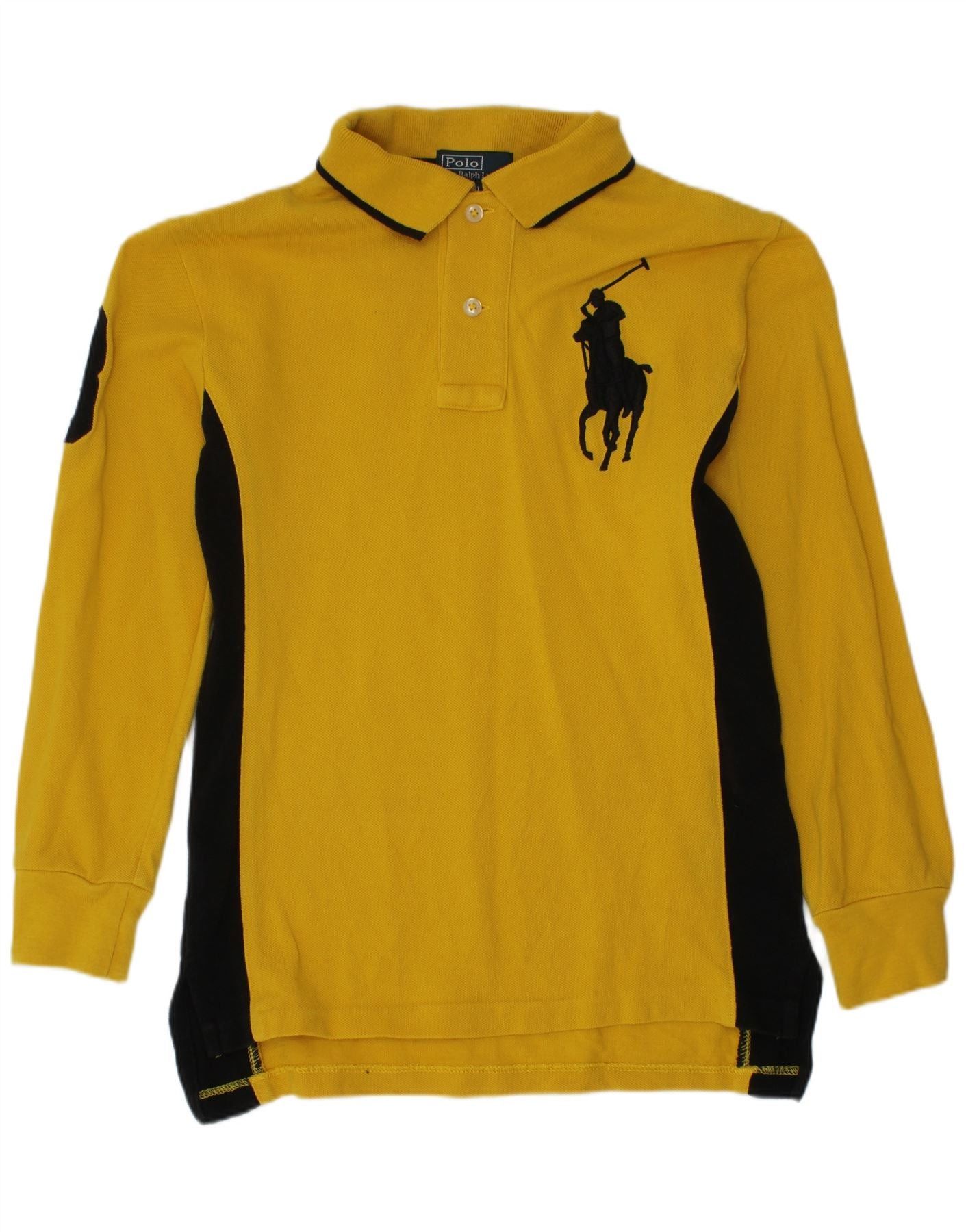 Polo Ralph Lauren Girls Graphic Rugby Polo Shirt 7-8 Years Small Yellow Size ONE SIZE - 1 Thumbnail