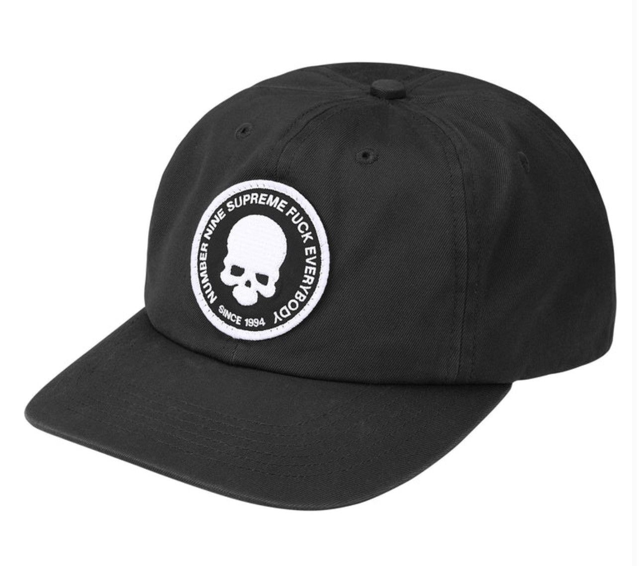 Supreme Supreme x Number Nine 6-Panel Black IN HAND Size ONE SIZE - 3 Thumbnail