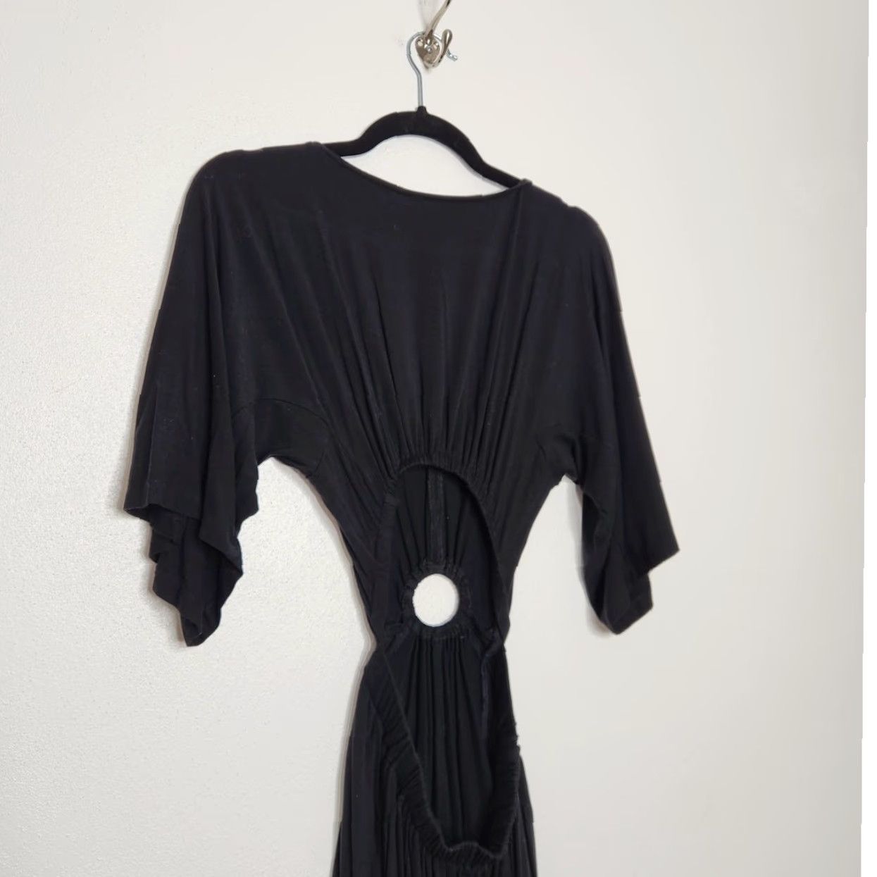 Vintage VINTAGE Zapelle Dress XS Black Midi Open Back Goth Whimsy Y2K Womens Women XS Black Midi Open Back Goth Whimsy Zapelle Dress Size XS / US 0-2 / IT 36-38 - 6 Thumbnail