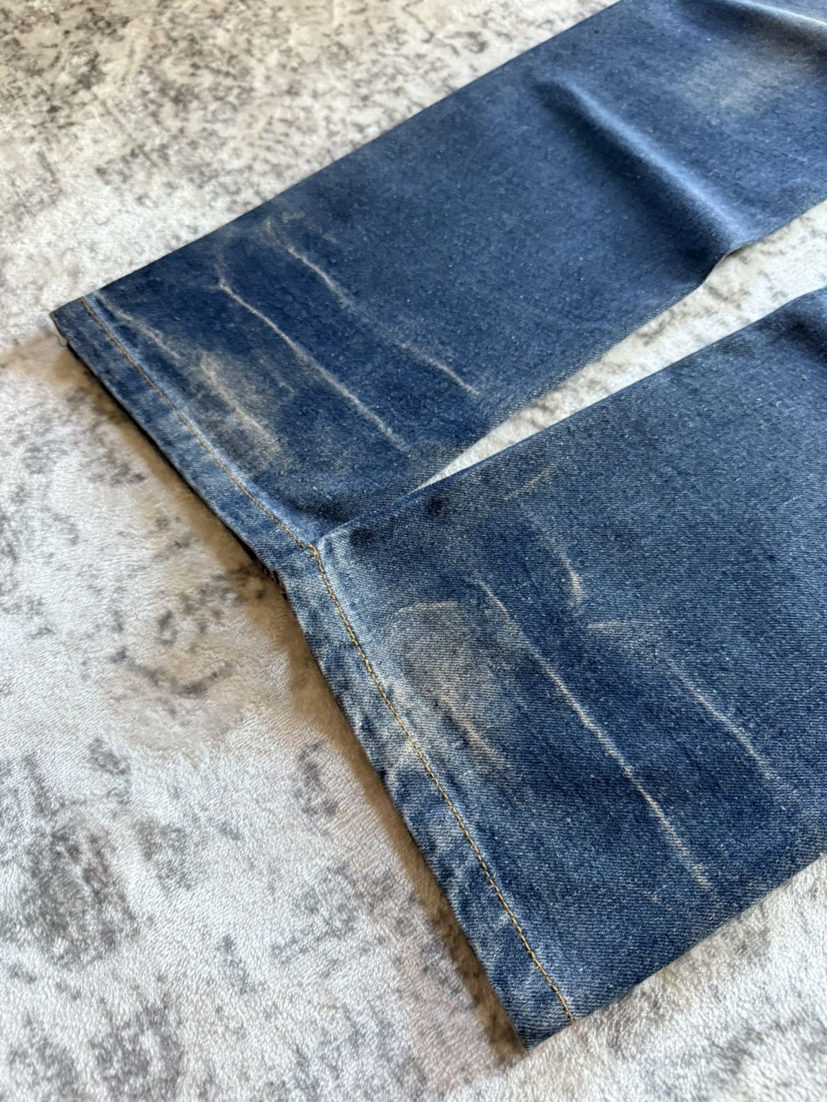 If Six Was Nine 2000s In The Attic Japan Poems Studded Muddy Jeans Size US 34 / EU 50 - 21 Thumbnail
