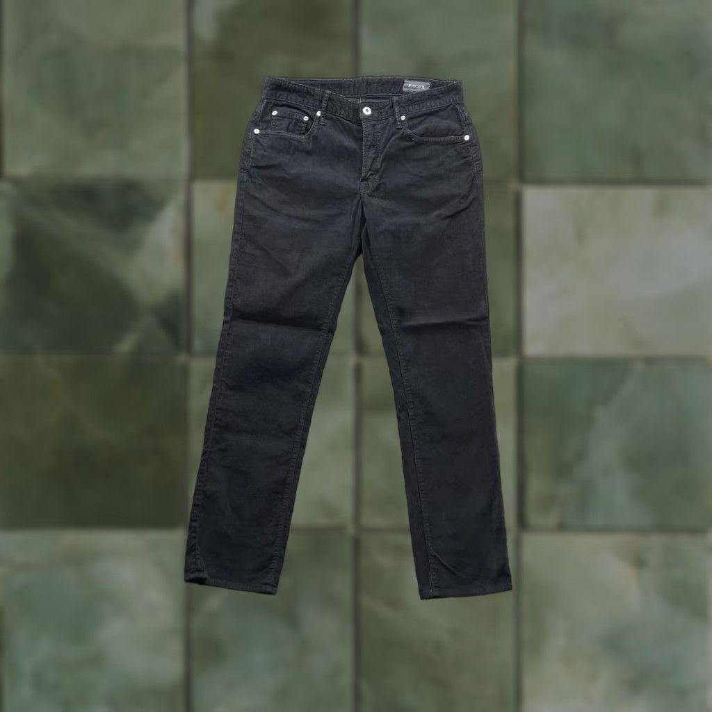 Bonobos Bonobos Black Corduroy Pants Mens 31x30 Slim Fit 5-Pocket Stretch USA Made Cords Size US 31 - 1 Thumbnail