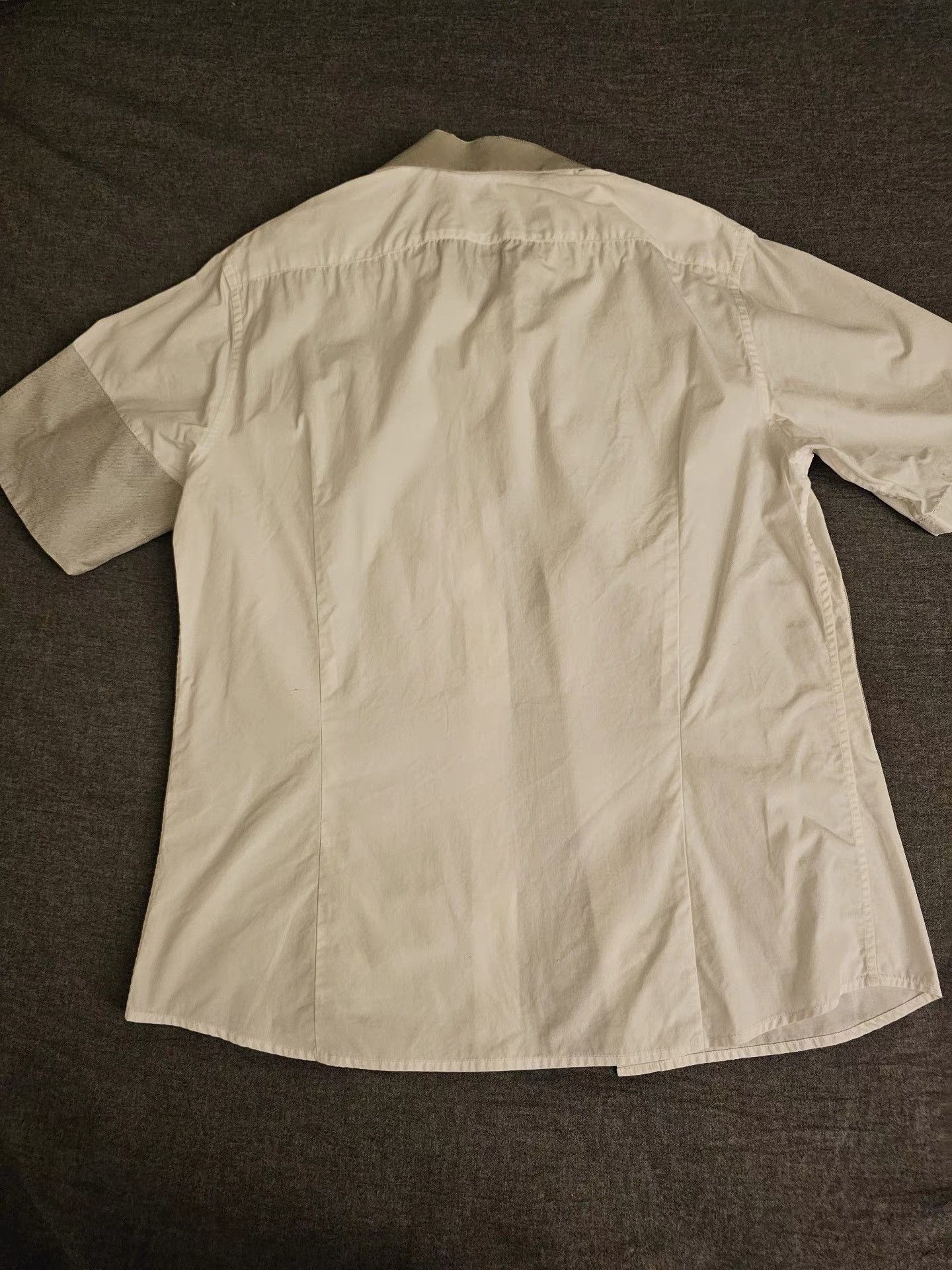 Jil Sander Jil Sander Unisex Spliced Short Sleeve Shirt K30 Size US S / EU 44-46 / 1 - 2 Thumbnail