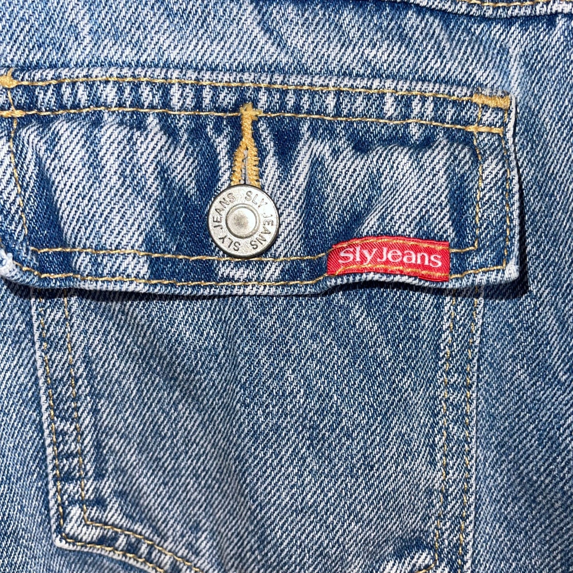 Vintage Sly Jeans Vintage Mens Jacket One Size Blue Denim Size ONE SIZE - 3 Thumbnail