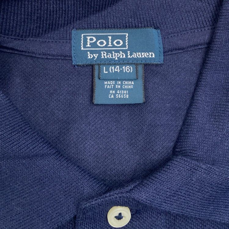 Japanese Brand Vintage Navy Blue Polo Ralph Lauren Shirt Big Pony Medium Size US M / EU 48-50 / 2 - 3 Thumbnail