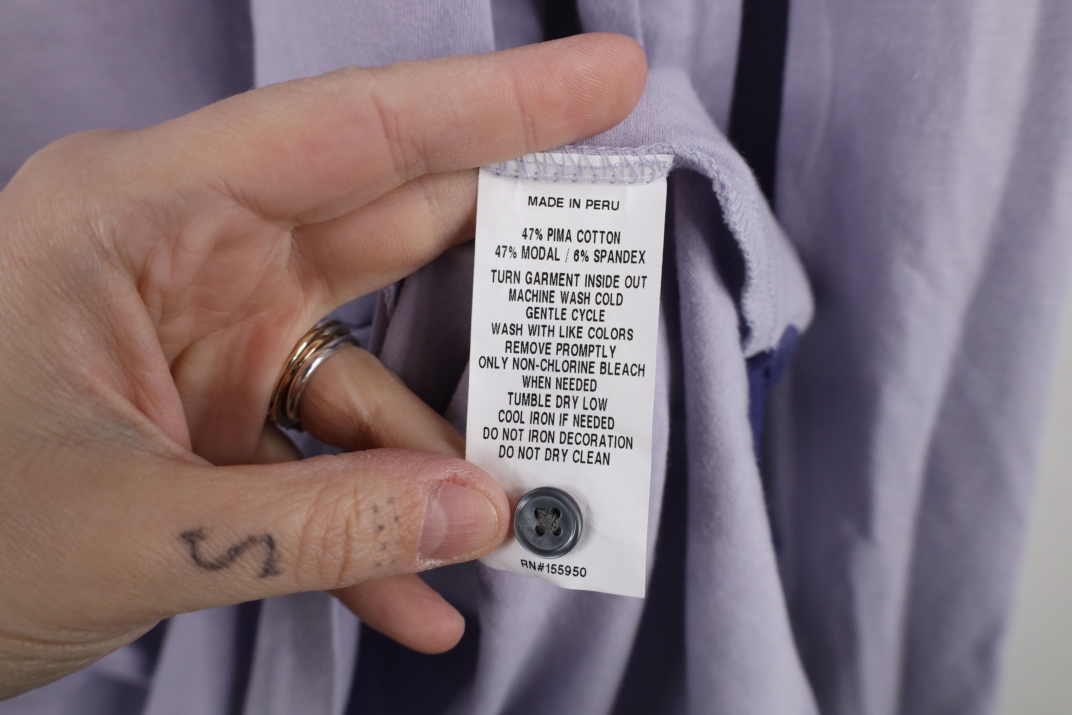 Vintage Greyson Clothiers Long Sleeve Collared Polo Shirt Purple Size US L / EU 52-54 / 3 - 9 Thumbnail