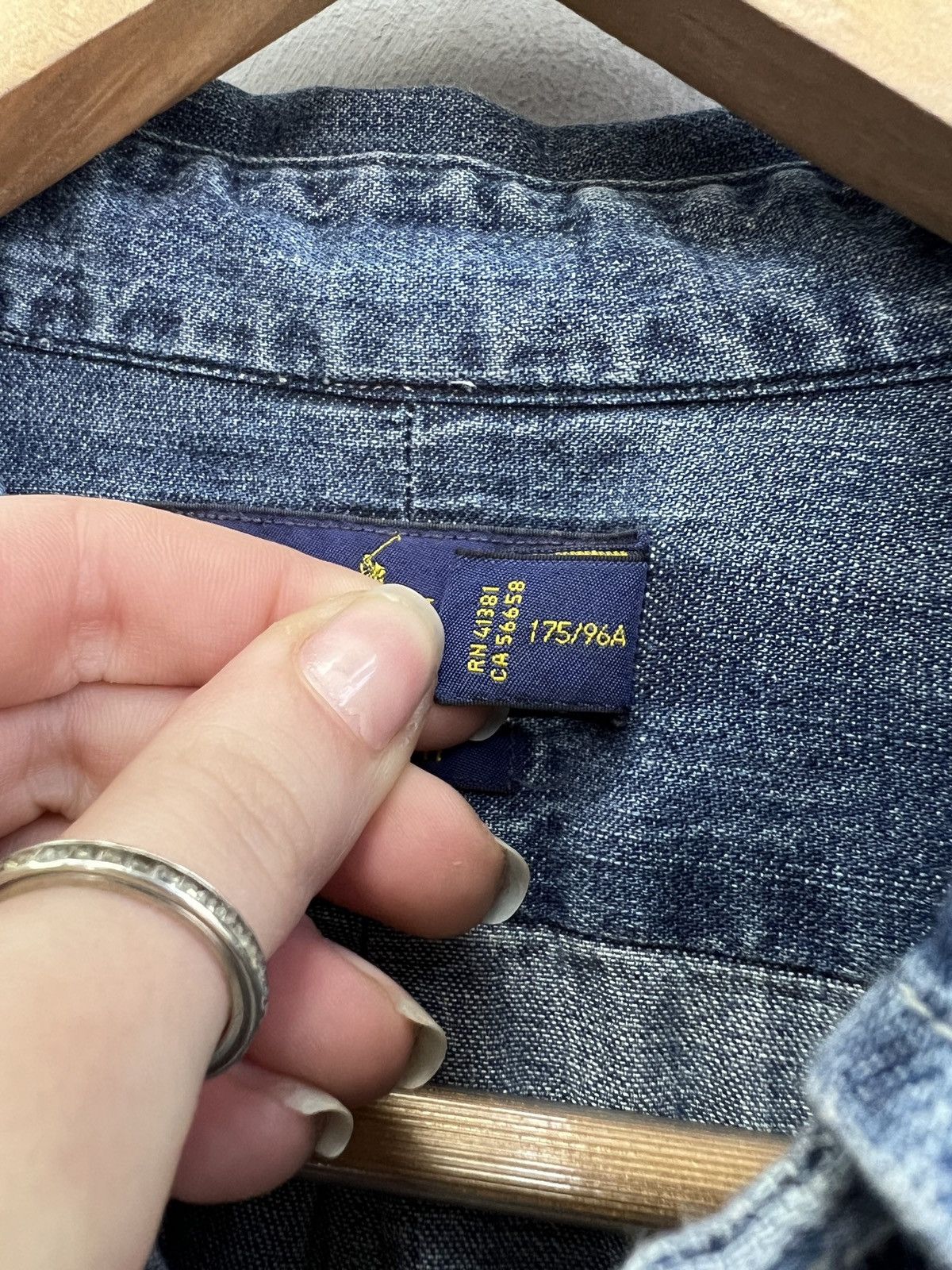 Polo Ralph Lauren Polo Ralph Lauren mini pony denim shirt button up Size US M / EU 48-50 / 2 - 7 Thumbnail