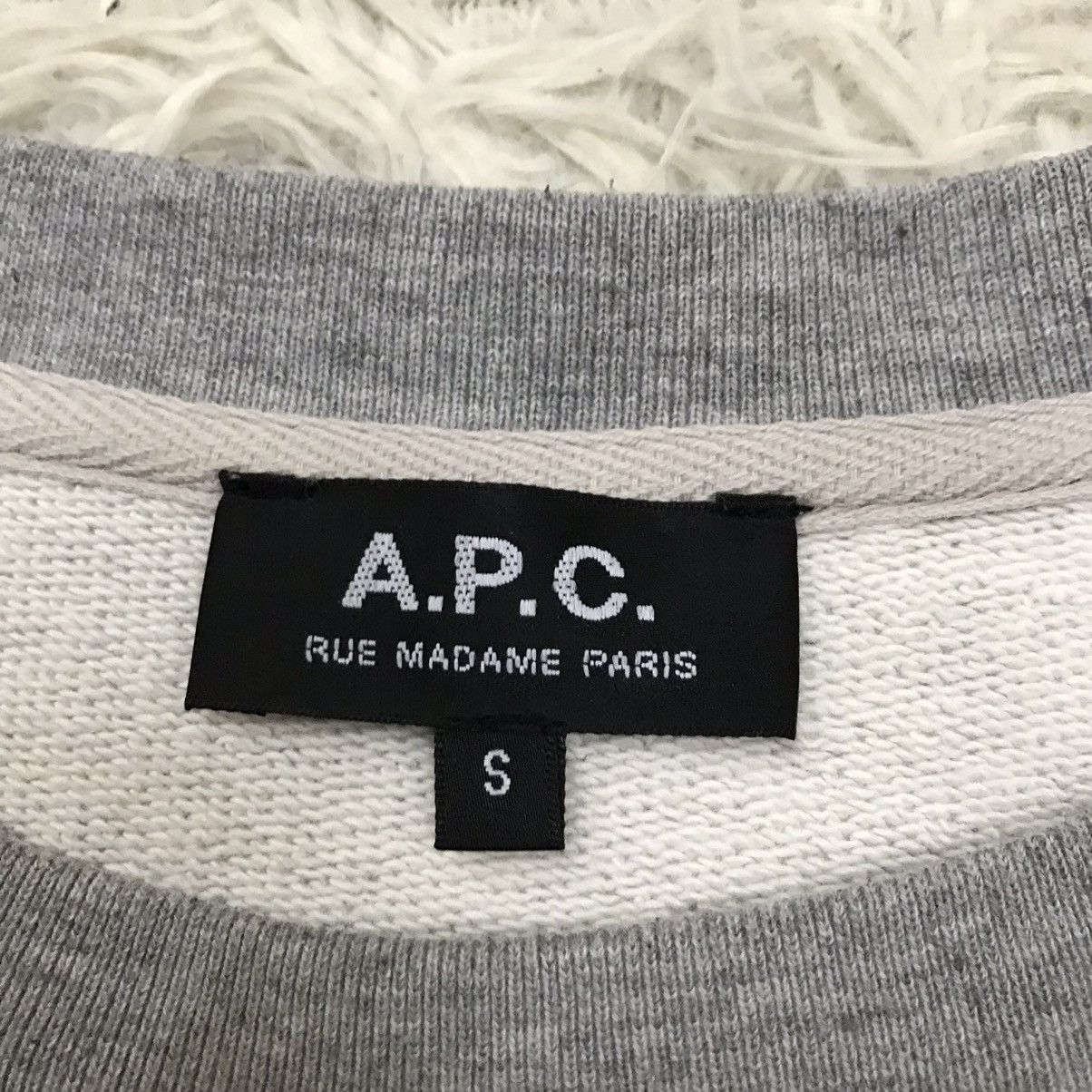 A.P.C. × Designer × Japanese Brand A.P.C. RUE MADAME PARIS YES PARIS SPELLOUT SWEATSHIRT Size US S / EU 44-46 / 1 - 10 Thumbnail