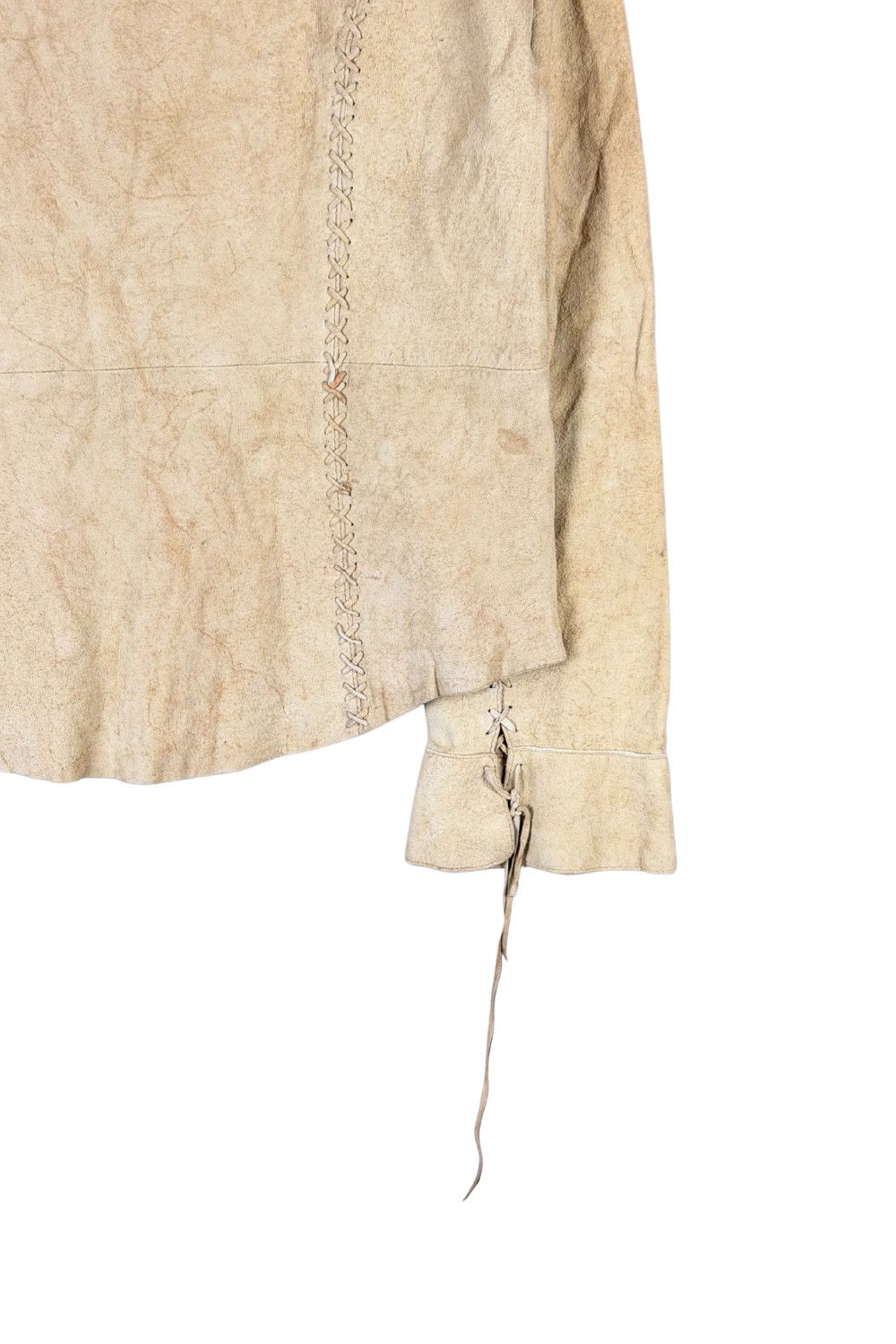 Polo Ralph Lauren Ralph Lauren Suede Lace-Up Western Blouse Size S / US 4 / IT 40 - 13 Thumbnail