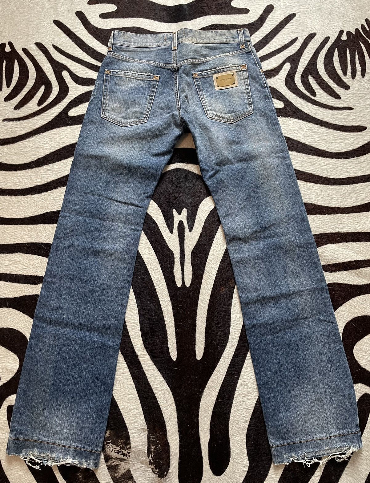 Dolce & Gabbana Archive Dolce & Gabbana strawberry denim jeans  