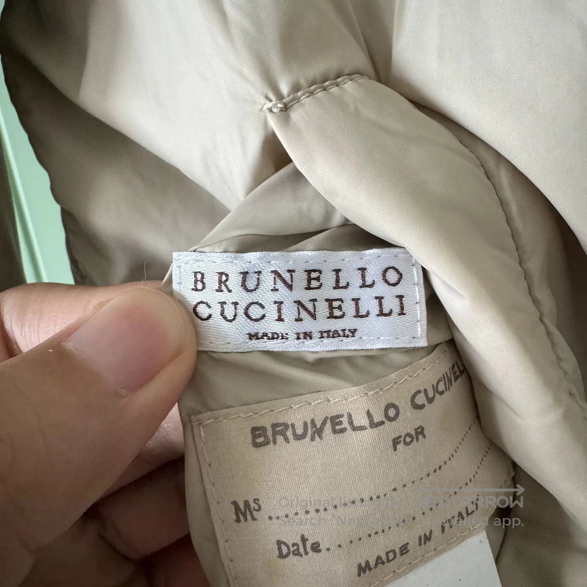 Brunello Cucinelli Brunello Cucinelli Beige Mink Coat. Size US M / EU 48-50 / 2 - 3 Thumbnail
